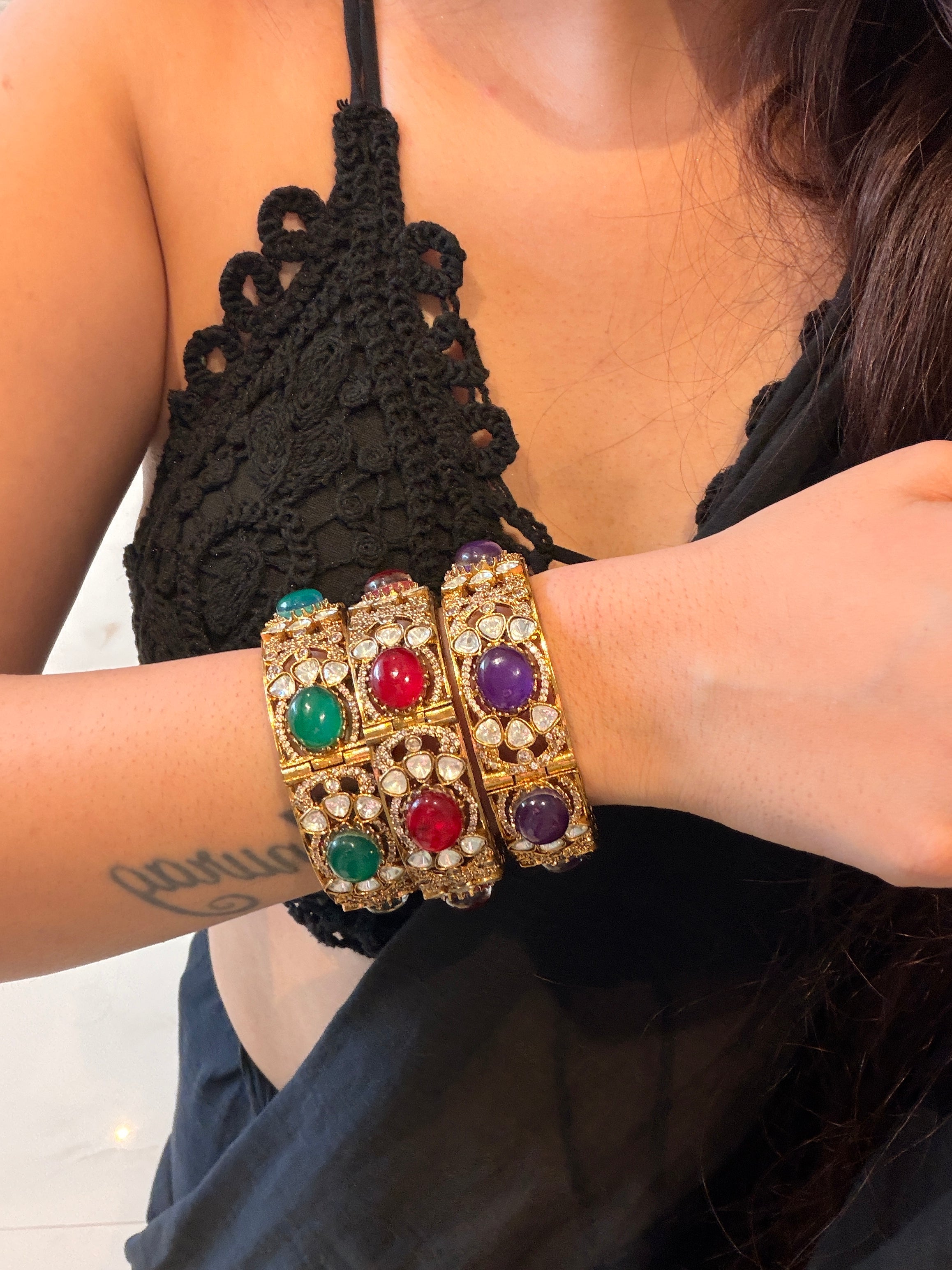 Uncut Polki Bangles