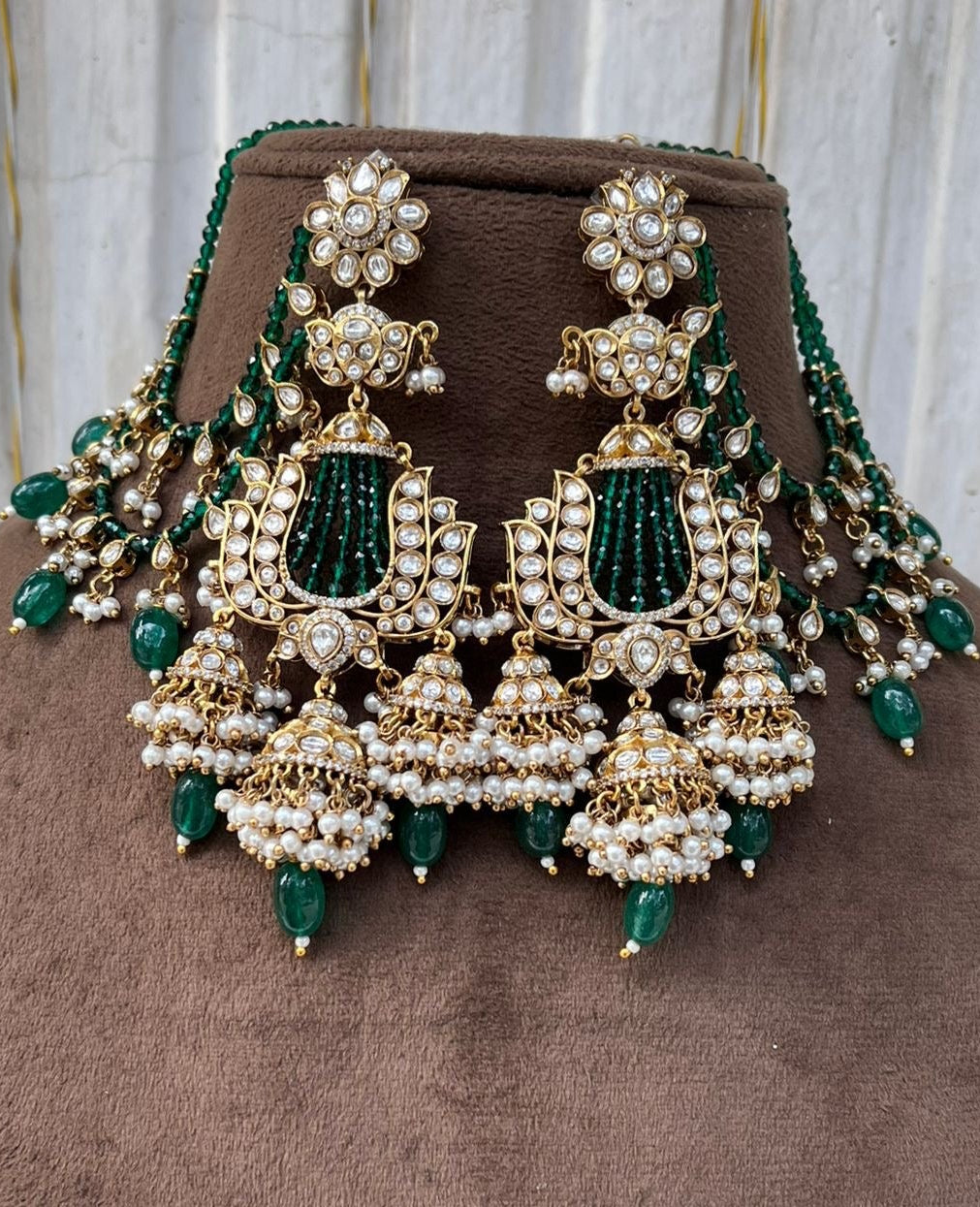 Jhanvi Earrings with Earchains