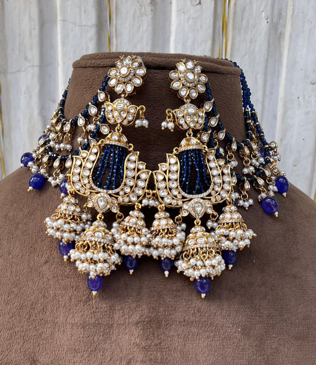 Jhanvi Earrings with Earchains