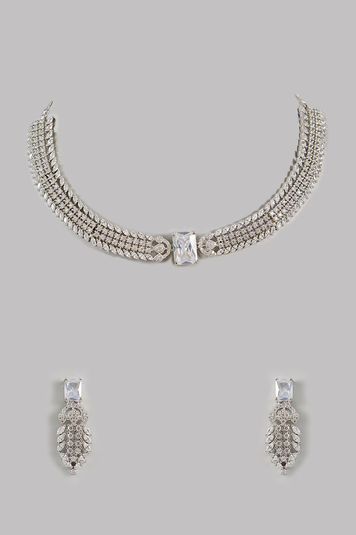Elle Diamond Necklace Set