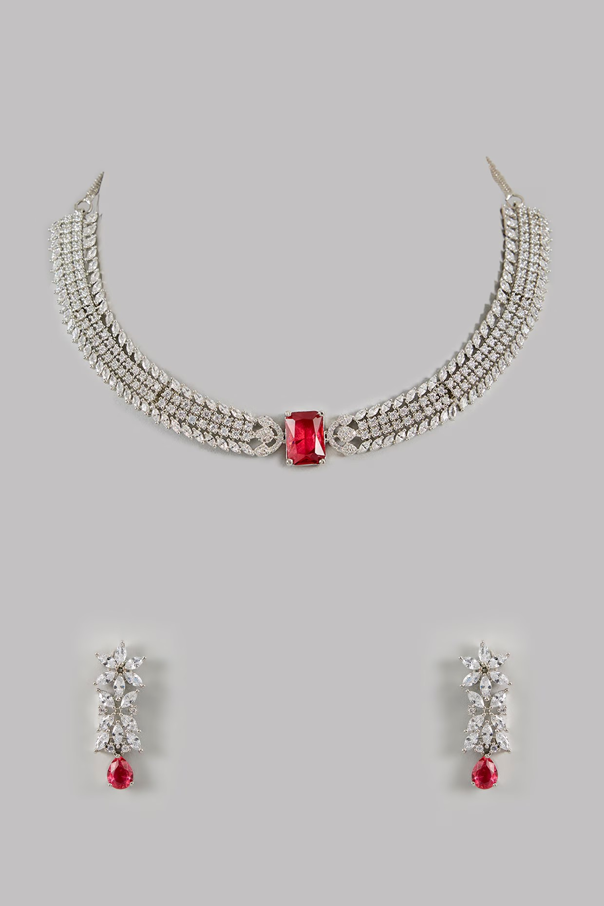Elle Diamond Necklace Set
