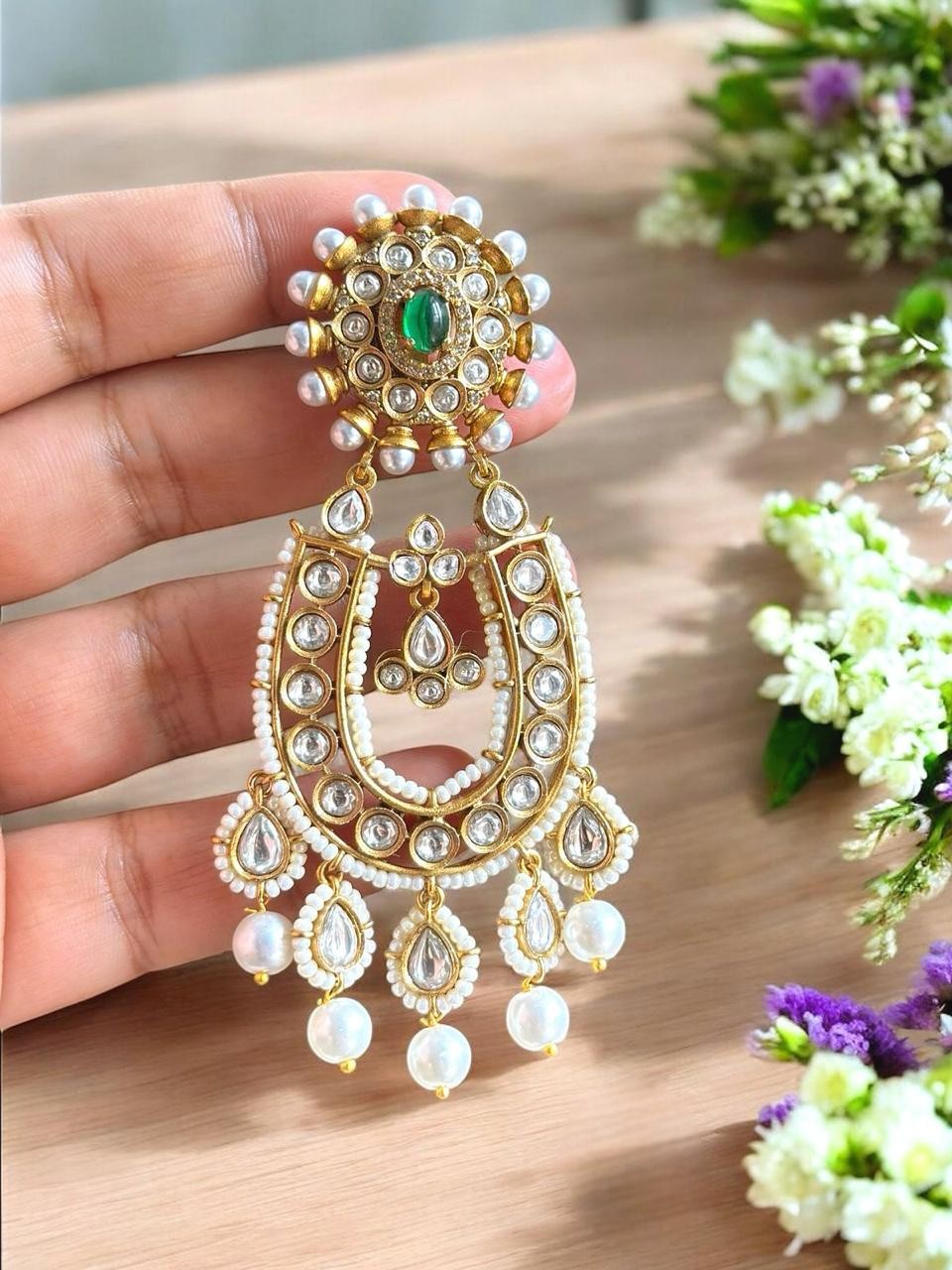 Ishmeet Polki Earrings