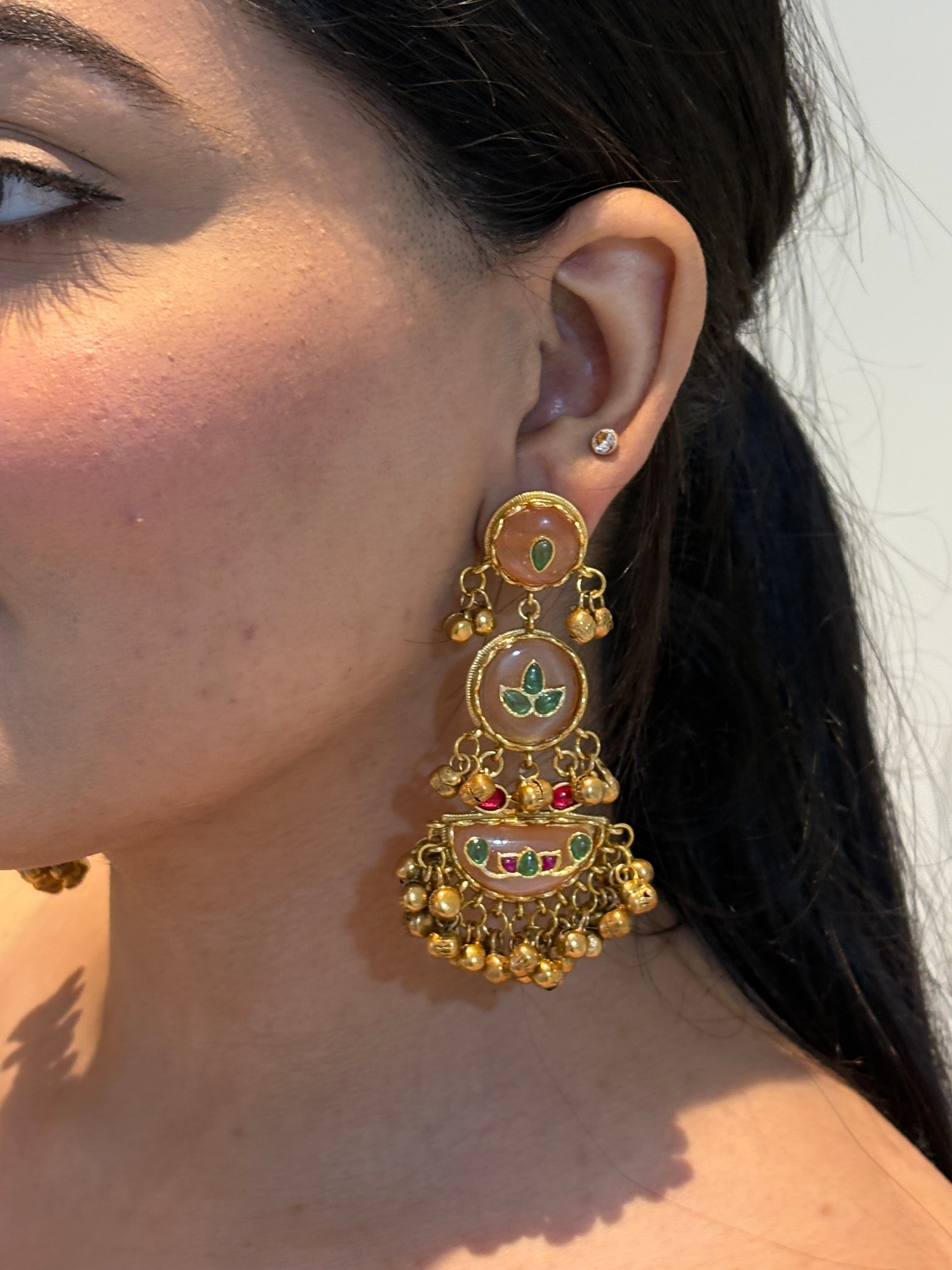 Shavi Gold Plated Earrings