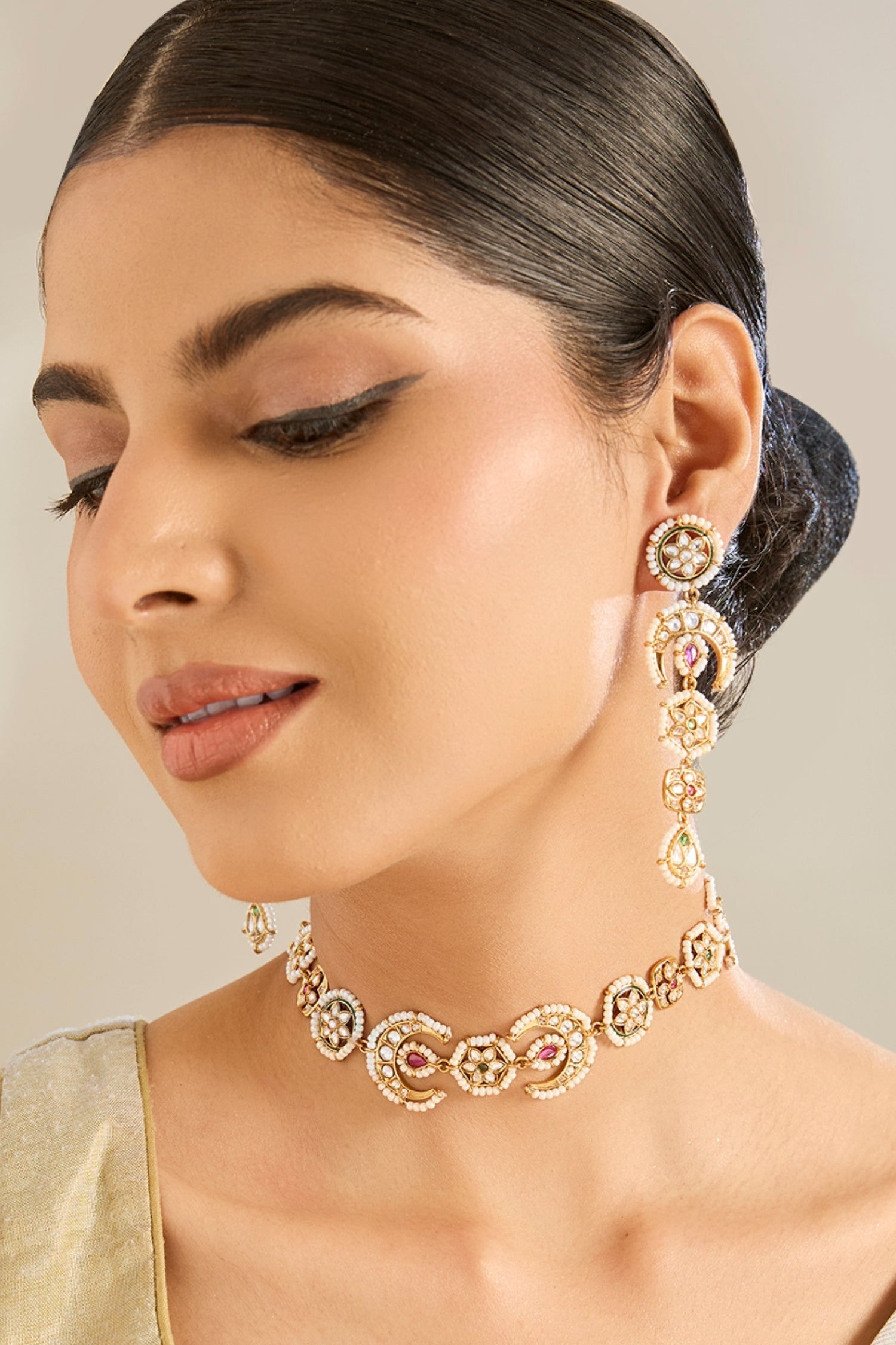 Rowyn Polki Choker Set