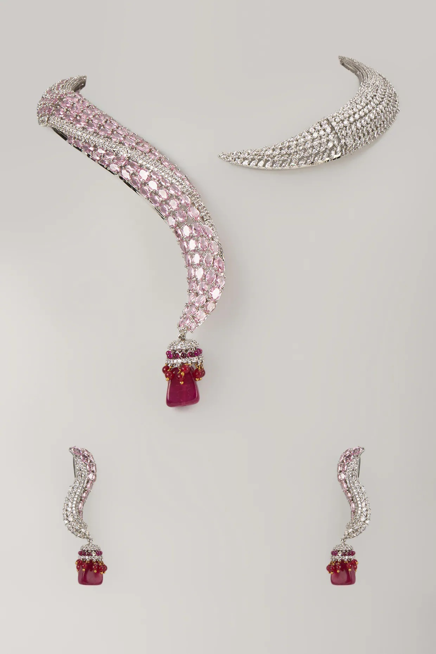Alicia Diamond Necklace Set
