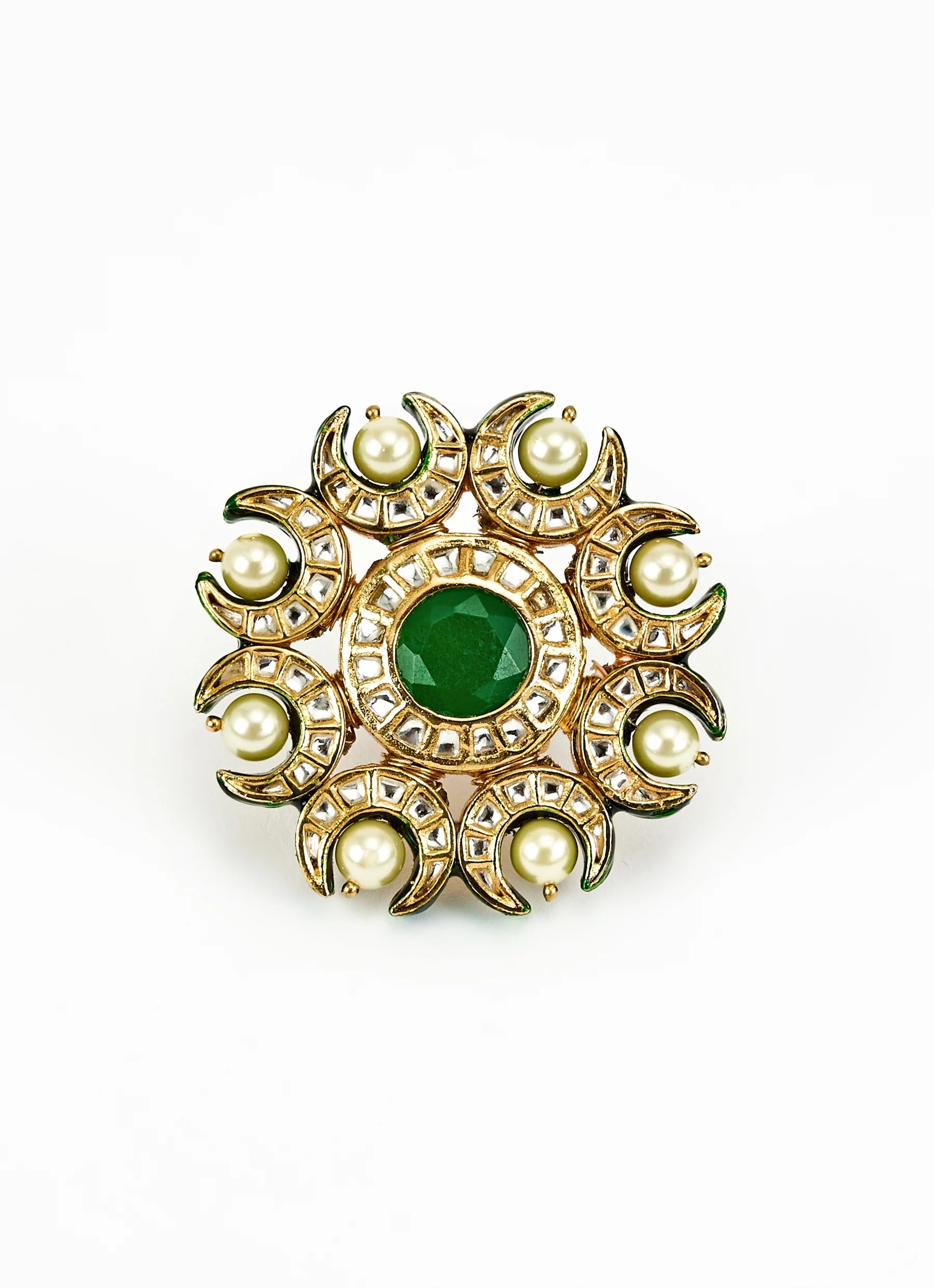 Kundan Meena Ring