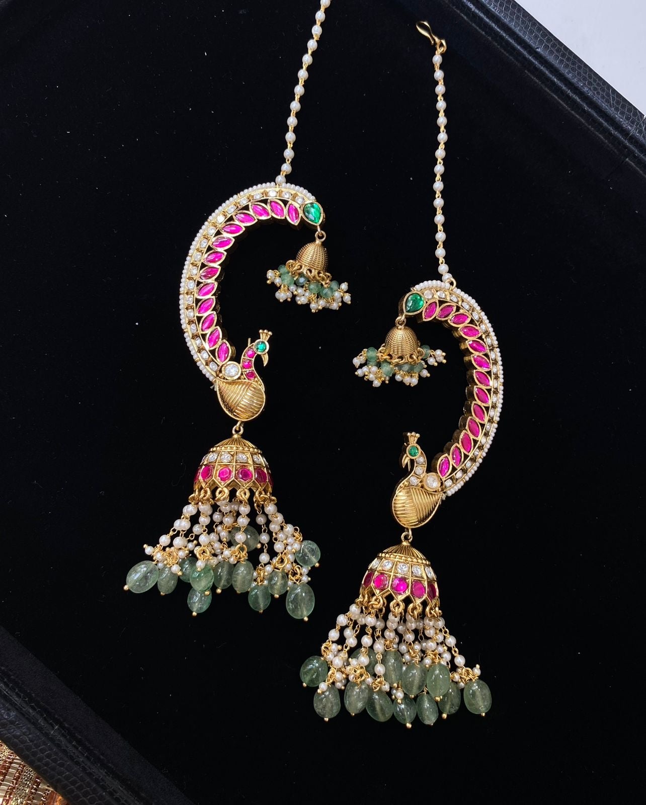 Gazal Earcuff Jhumka Earrings