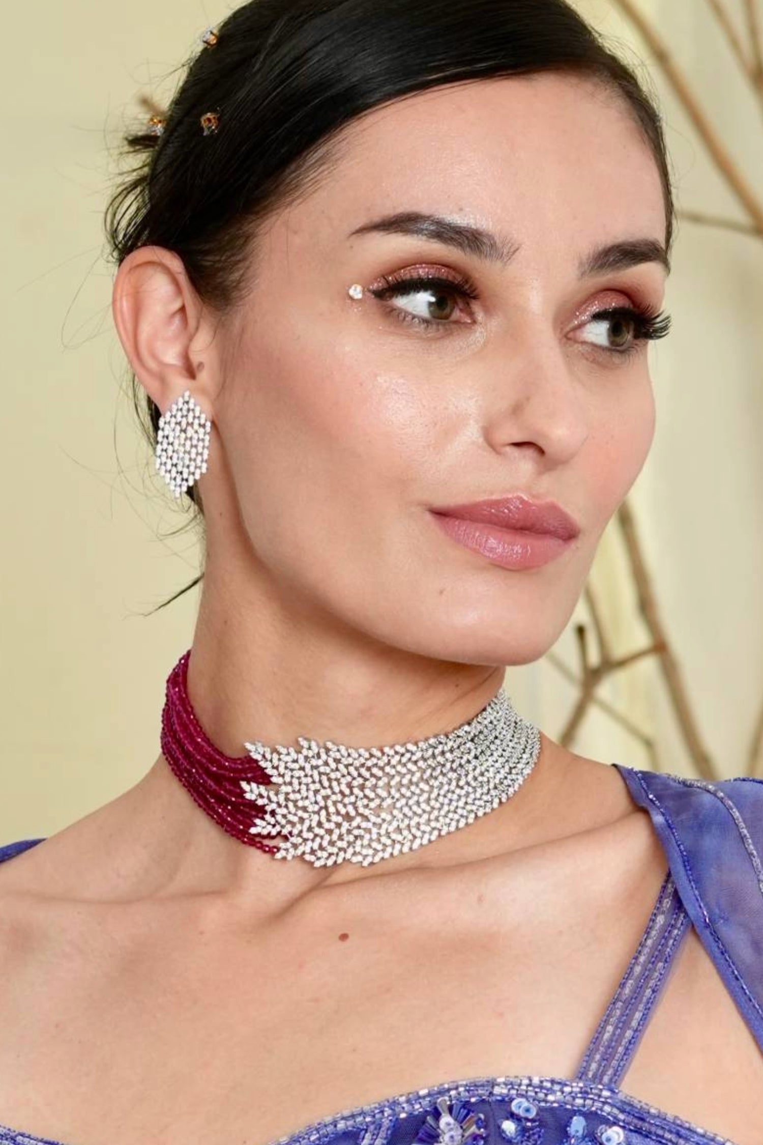 Clover Diamond Necklace Set