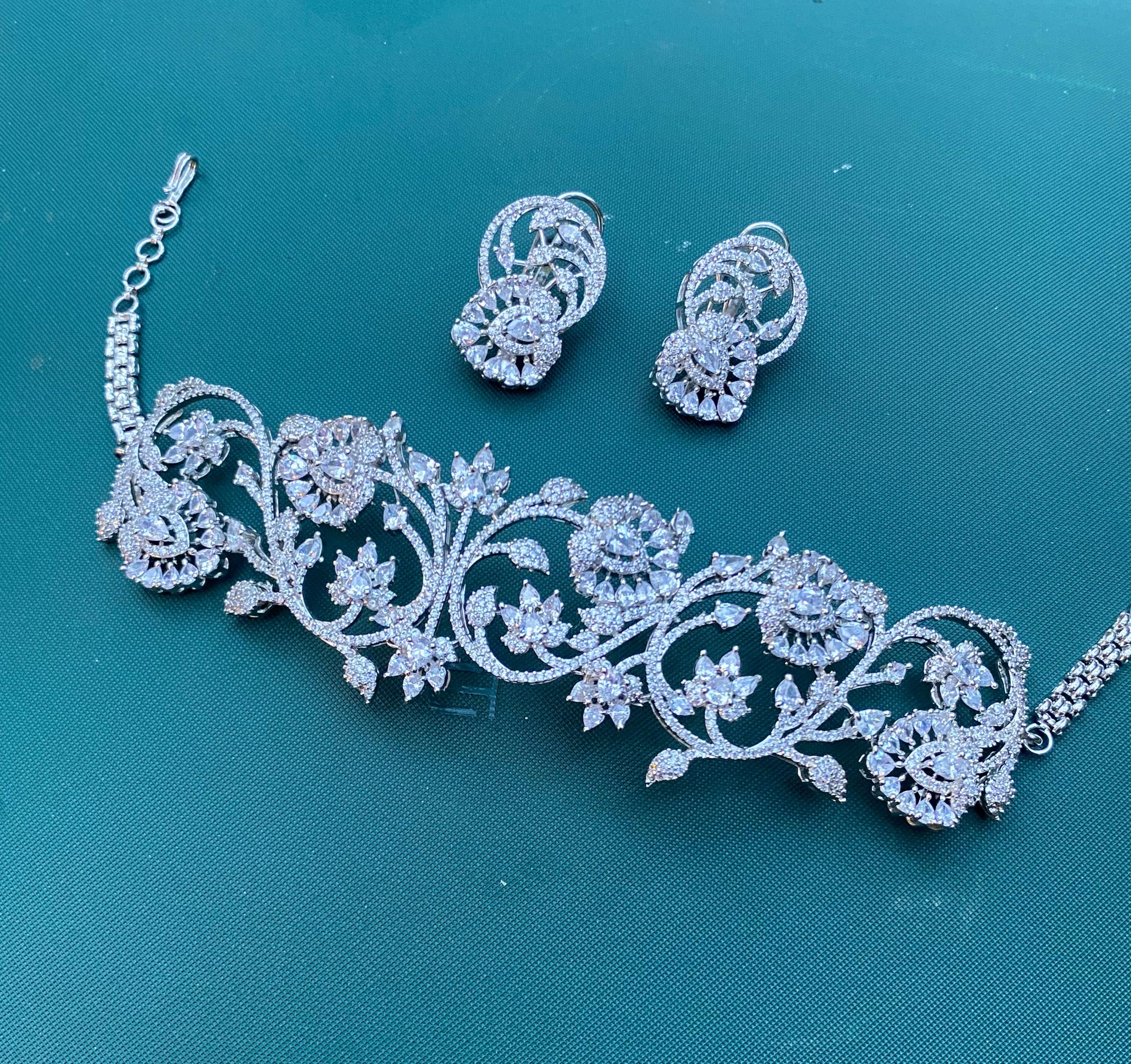 Zyair Diamond Necklace Set