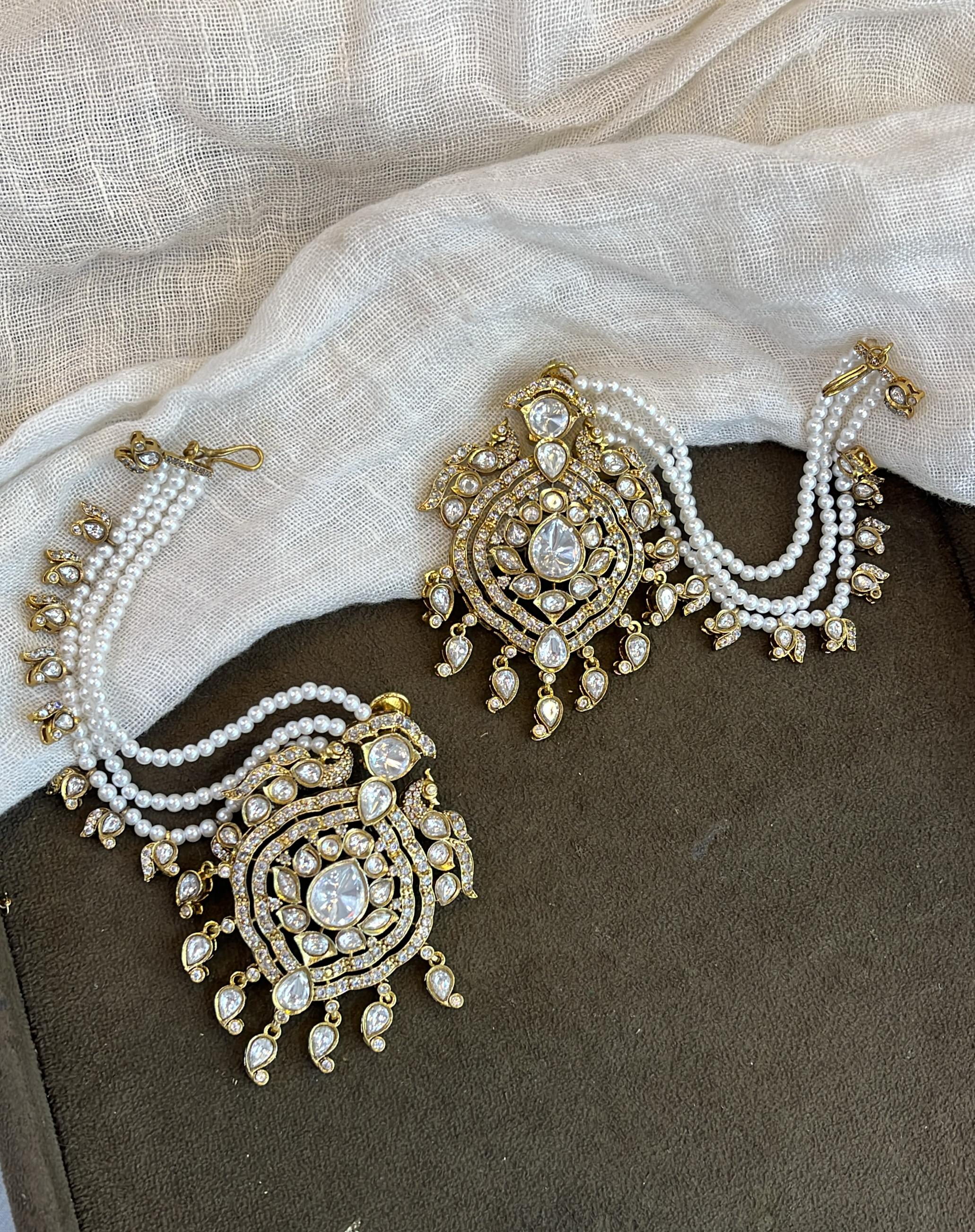 Sheeb Polki Kundan Earrings