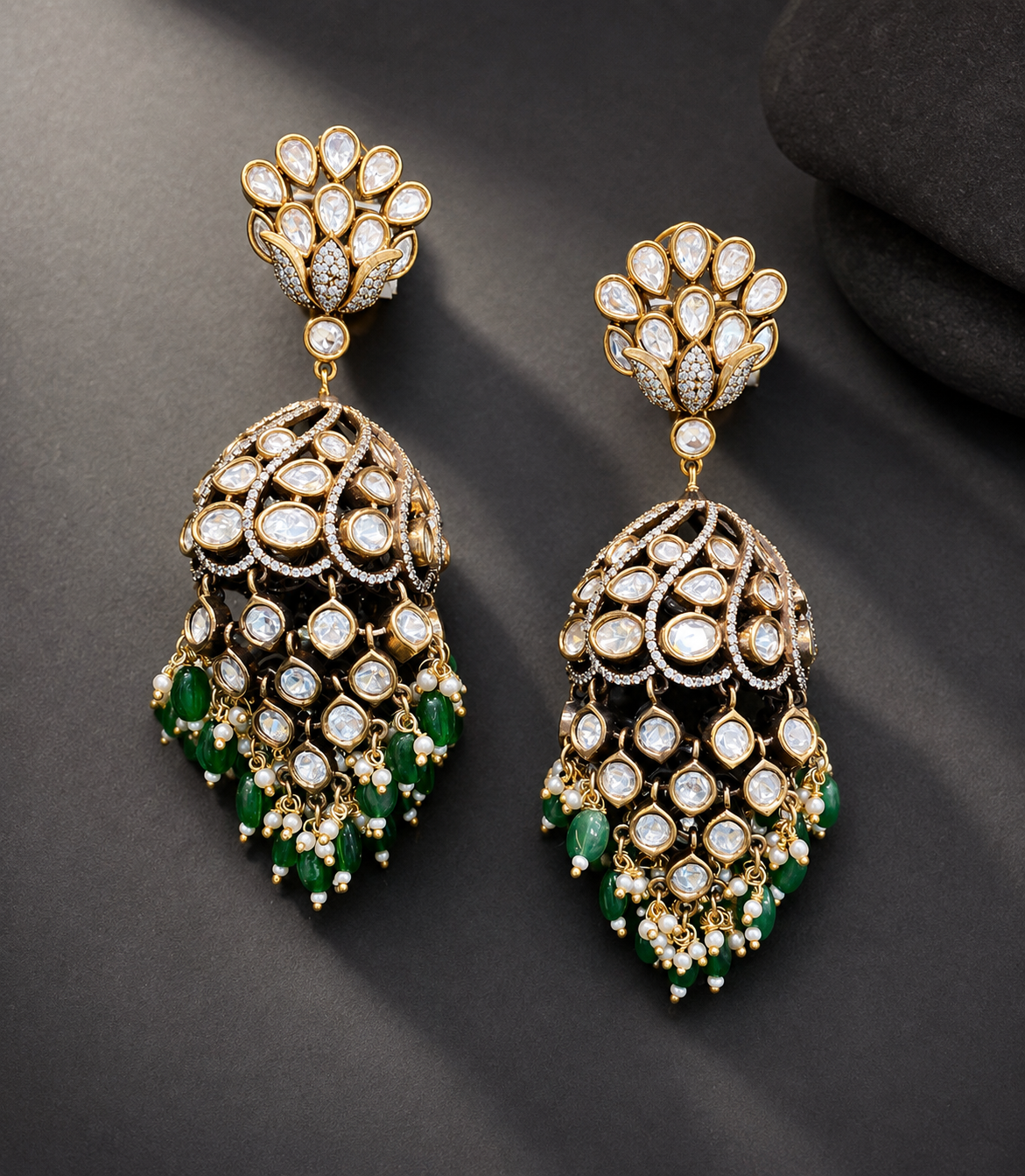 Snehiya Victorian Polki Earrings