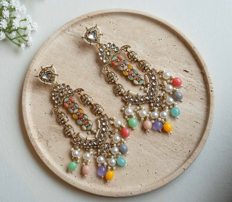 Neera Gold Plated Earrings