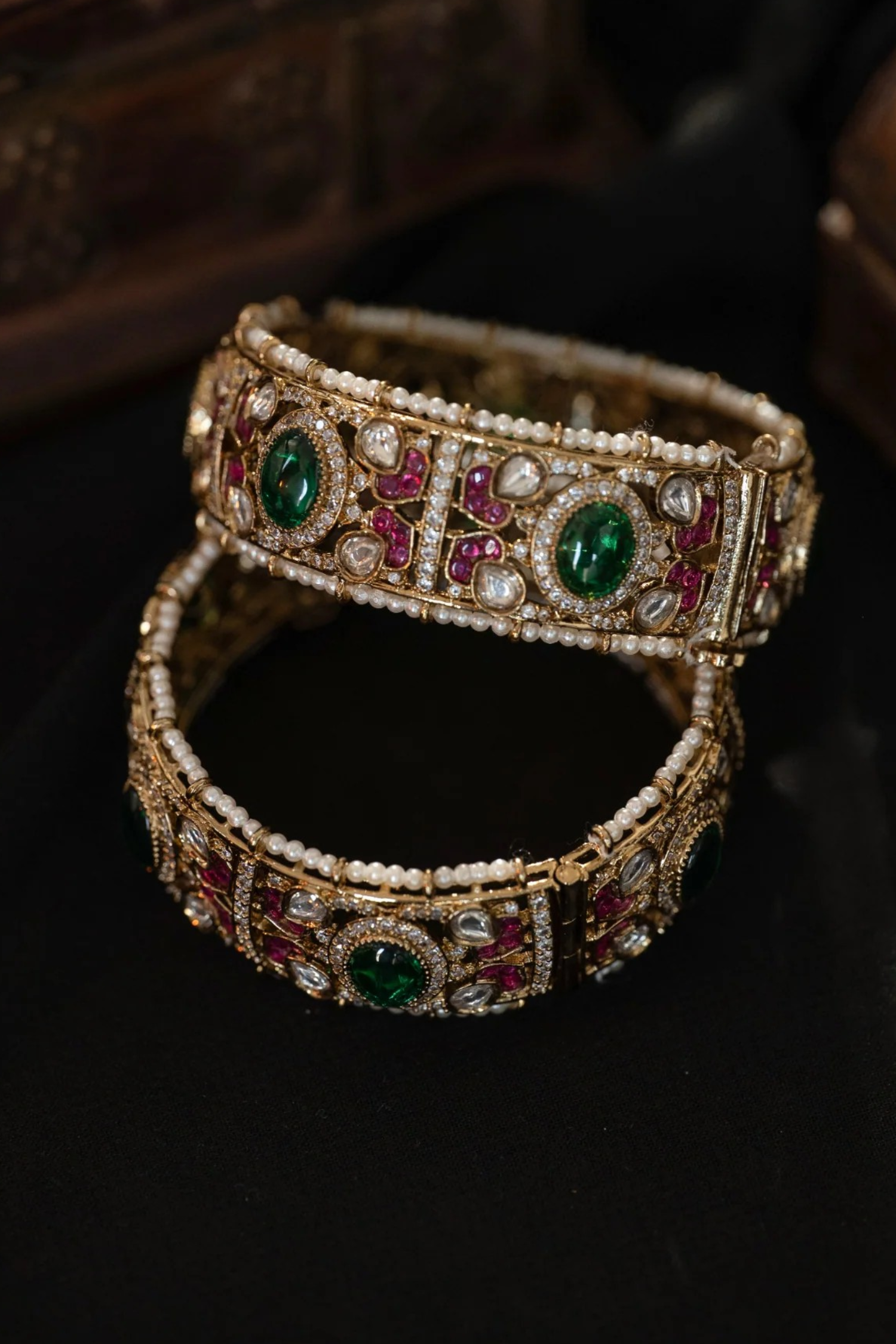 Royal Jadau Polki Bangles