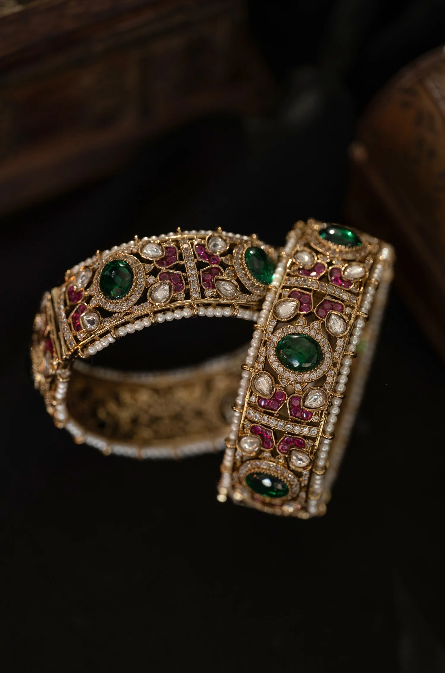 Royal Jadau Polki Bangles