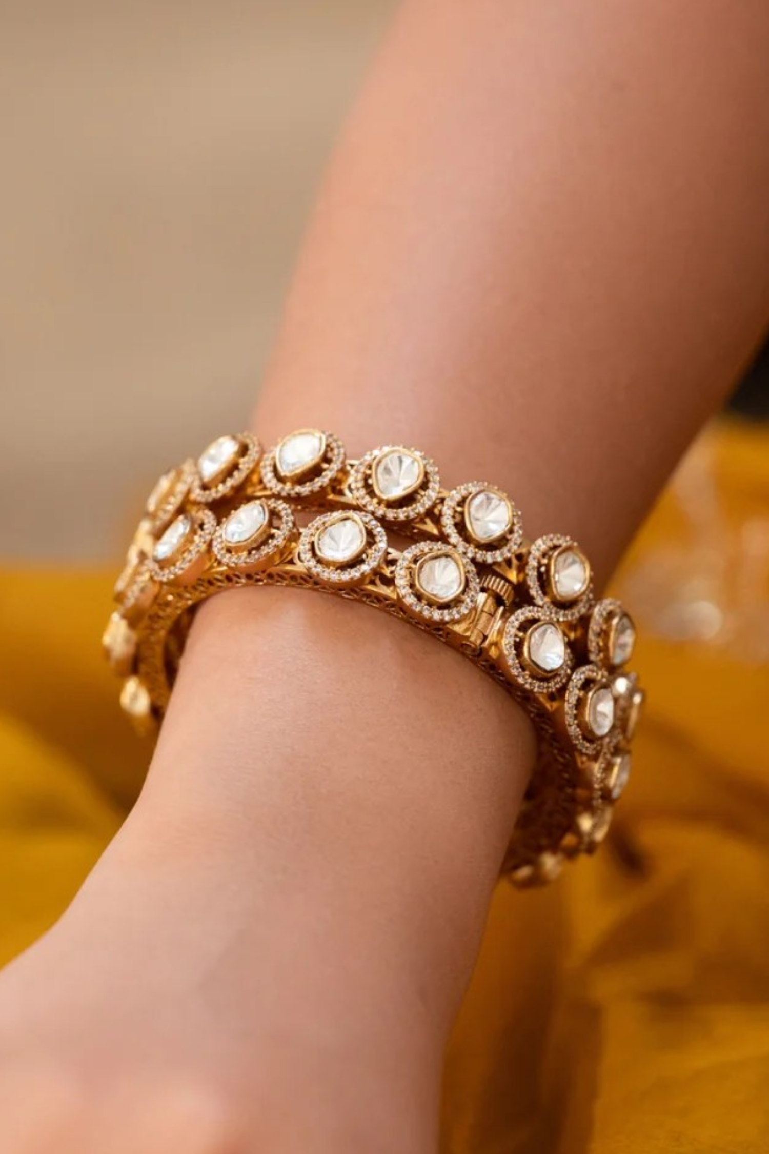 Polki Kundan Bangle