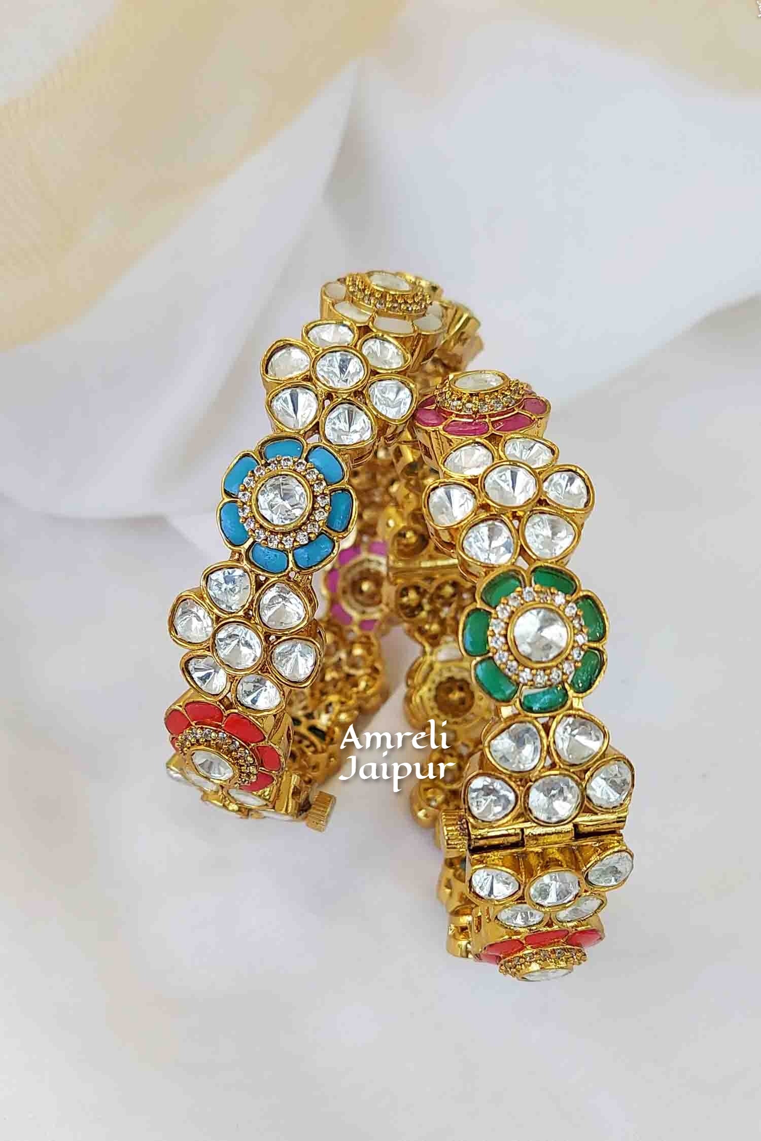 Polki Kundan Bangle