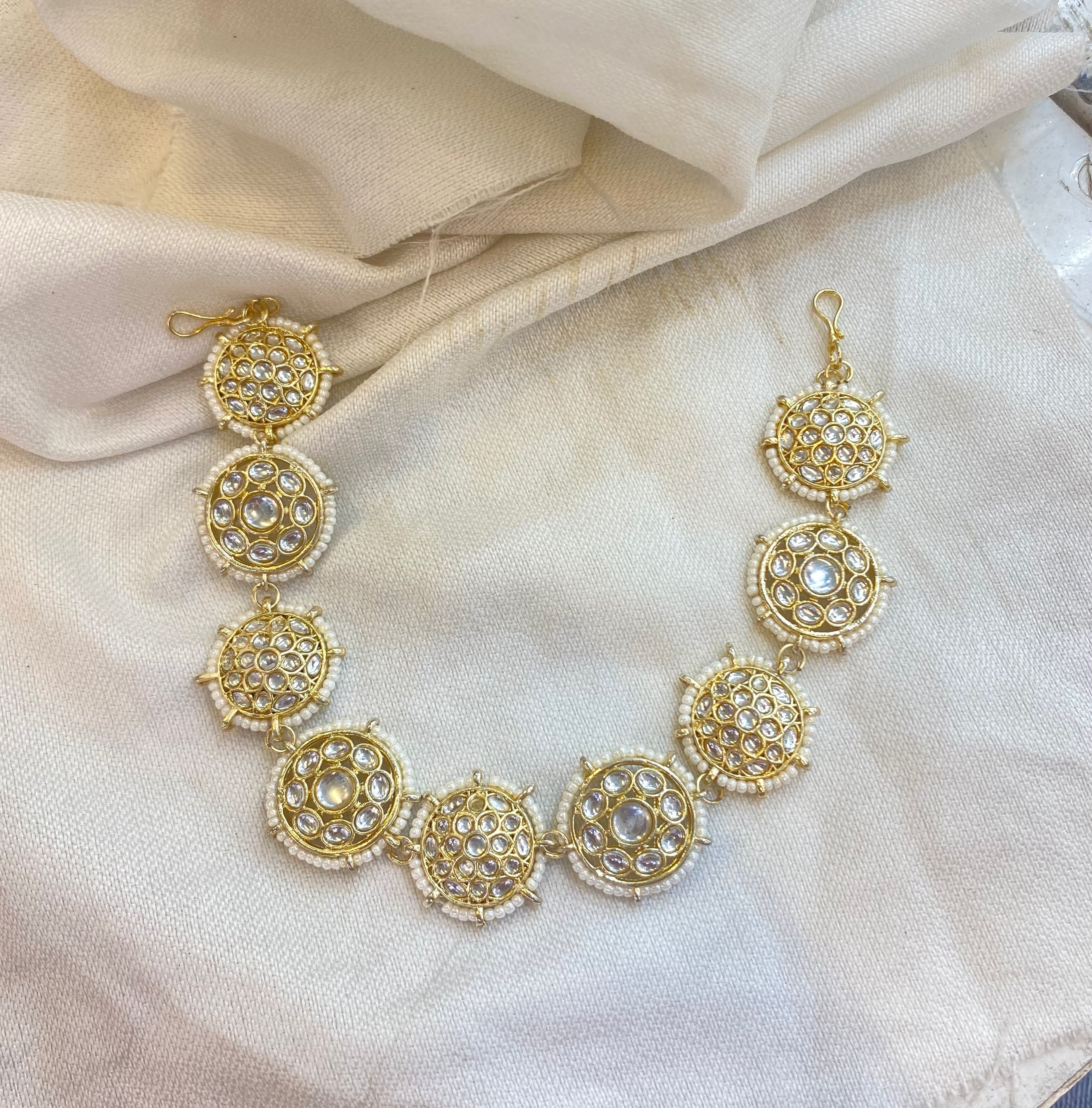 Gold Plated Headband Sheeshphool