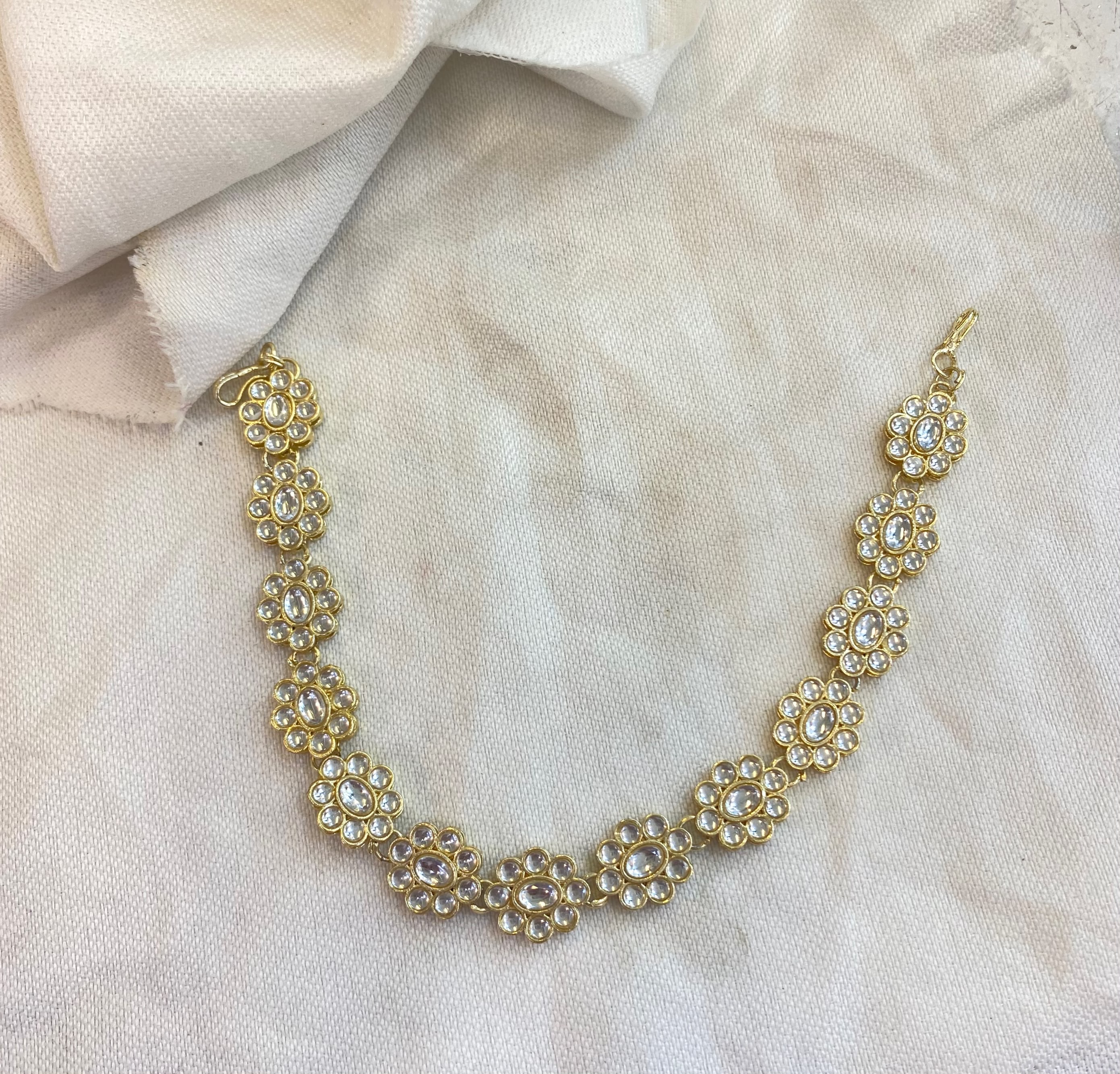 Gold Plated Headband Sheeshphool
