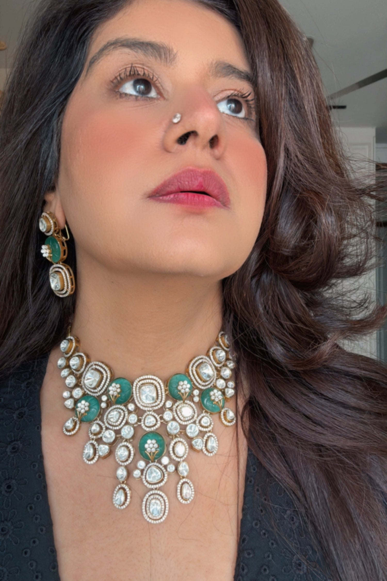 Raheeka Polki Kundan Set