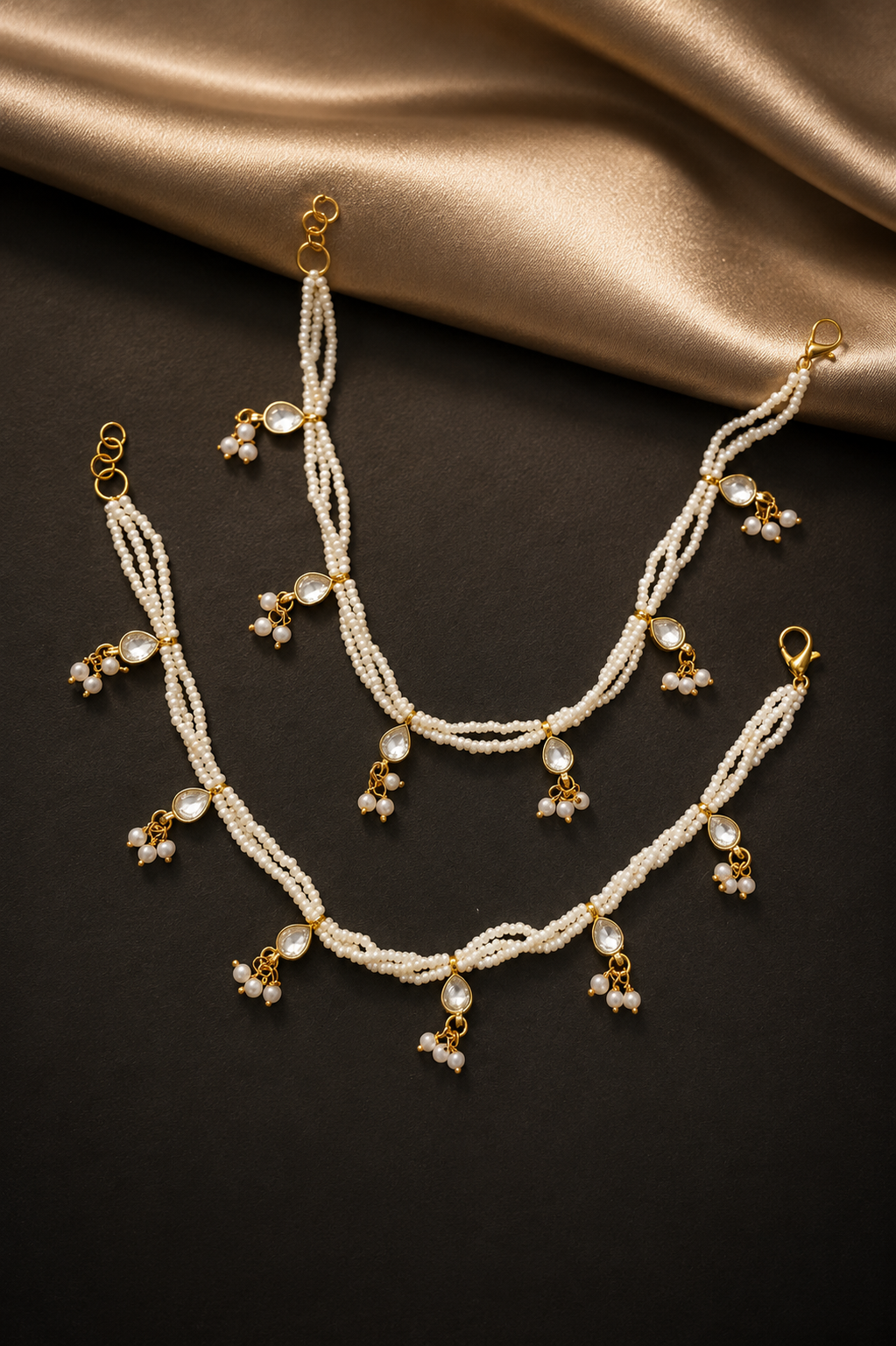Gold Plated Anklets
