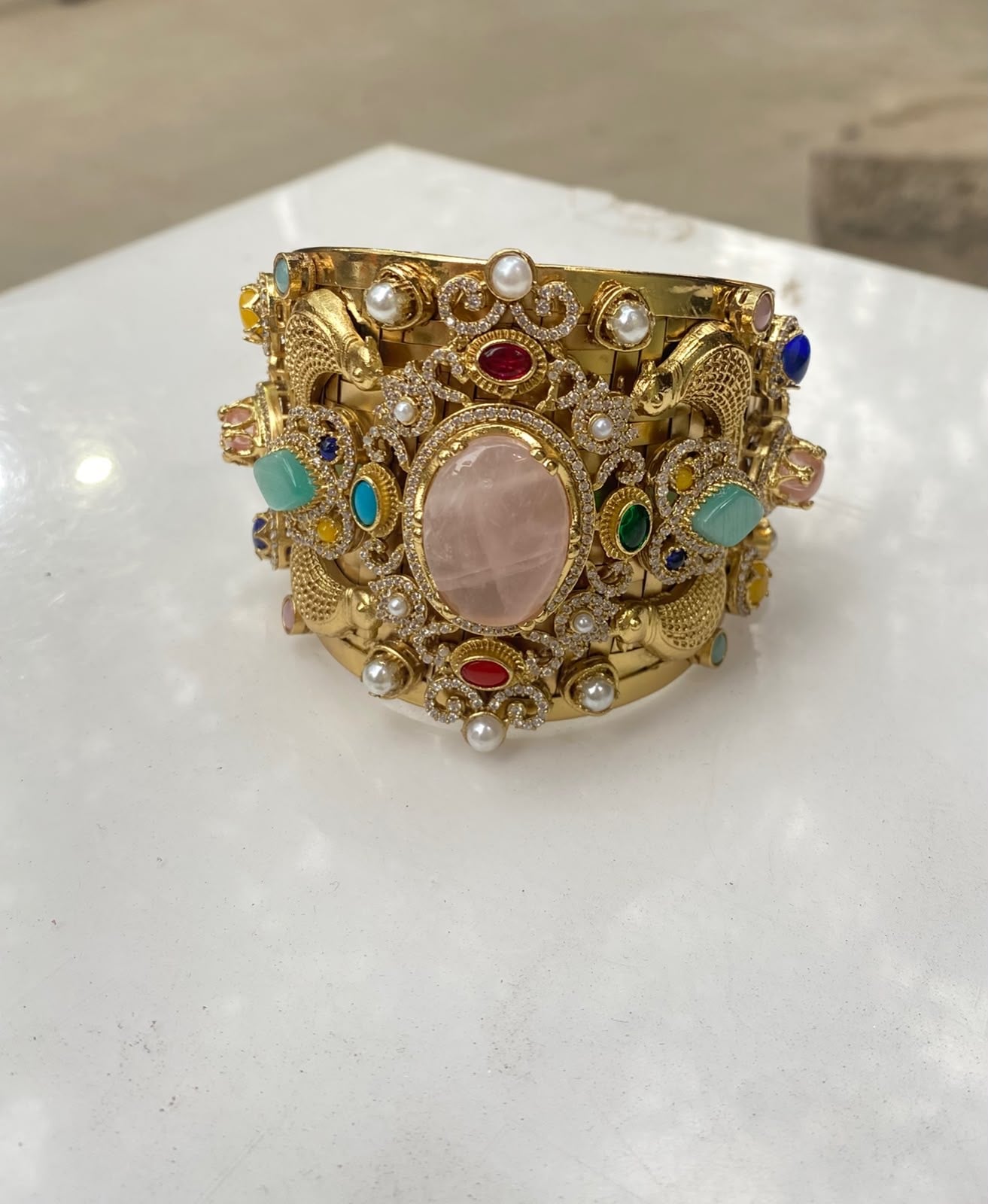 Gold Plated Kada Bracelet