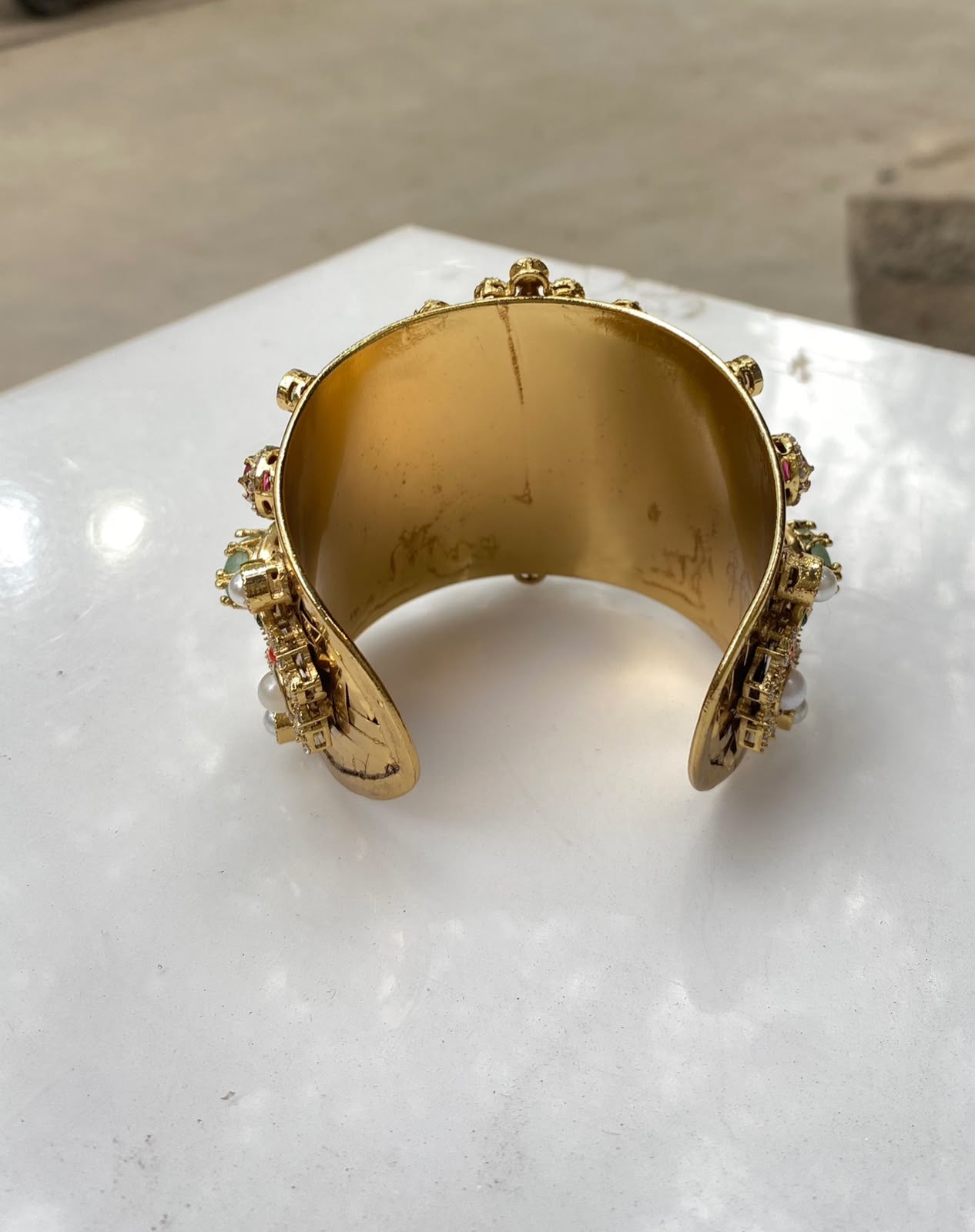 Gold Plated Kada Bracelet