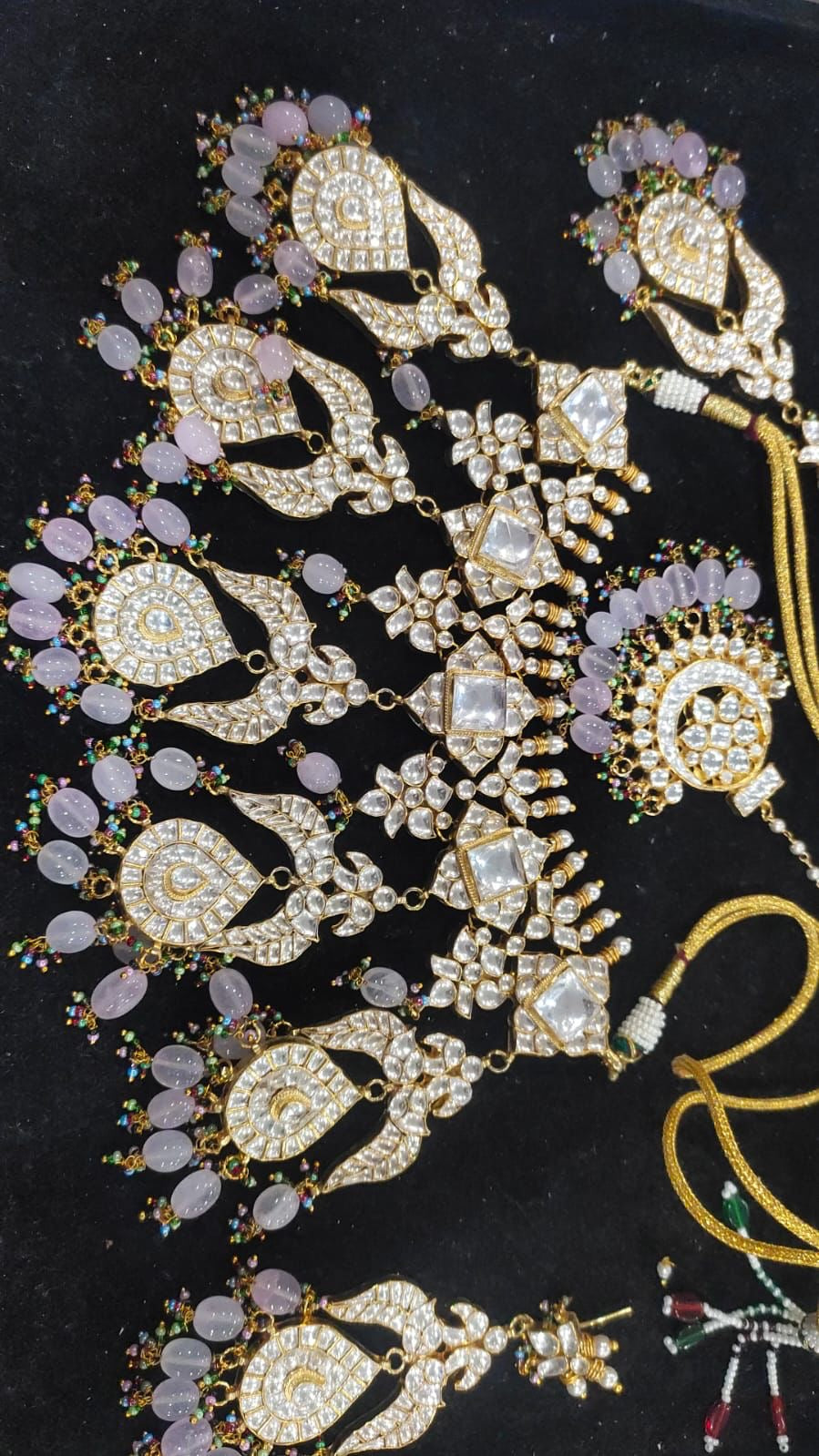 Laxmi Pachi Kundan Set
