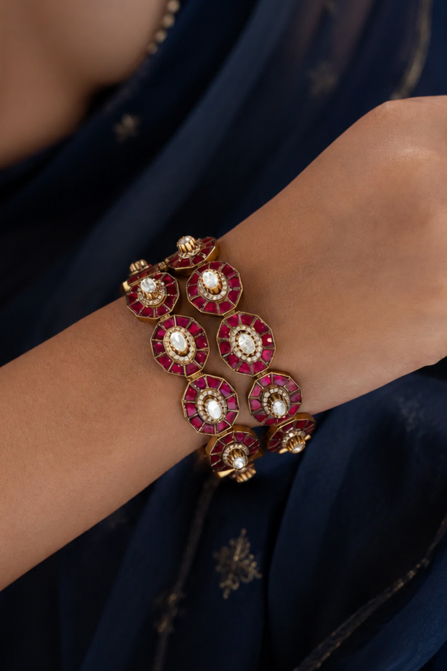 Uncut Polki Bangles
