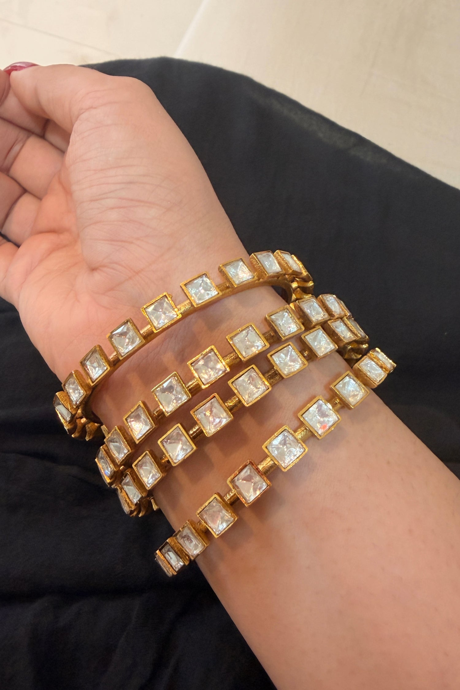 Uncut Polki Bangles