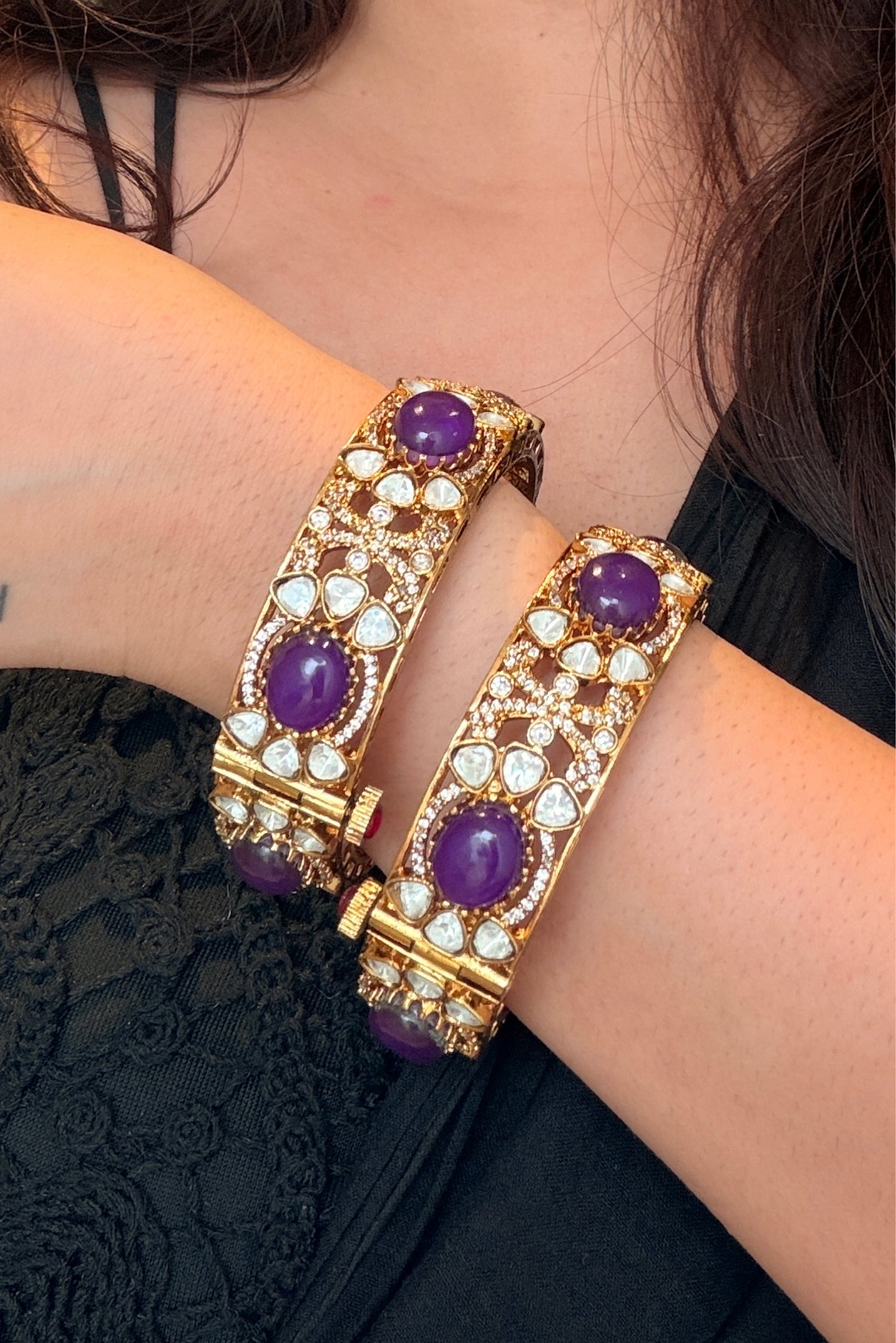 Uncut Polki Bangles