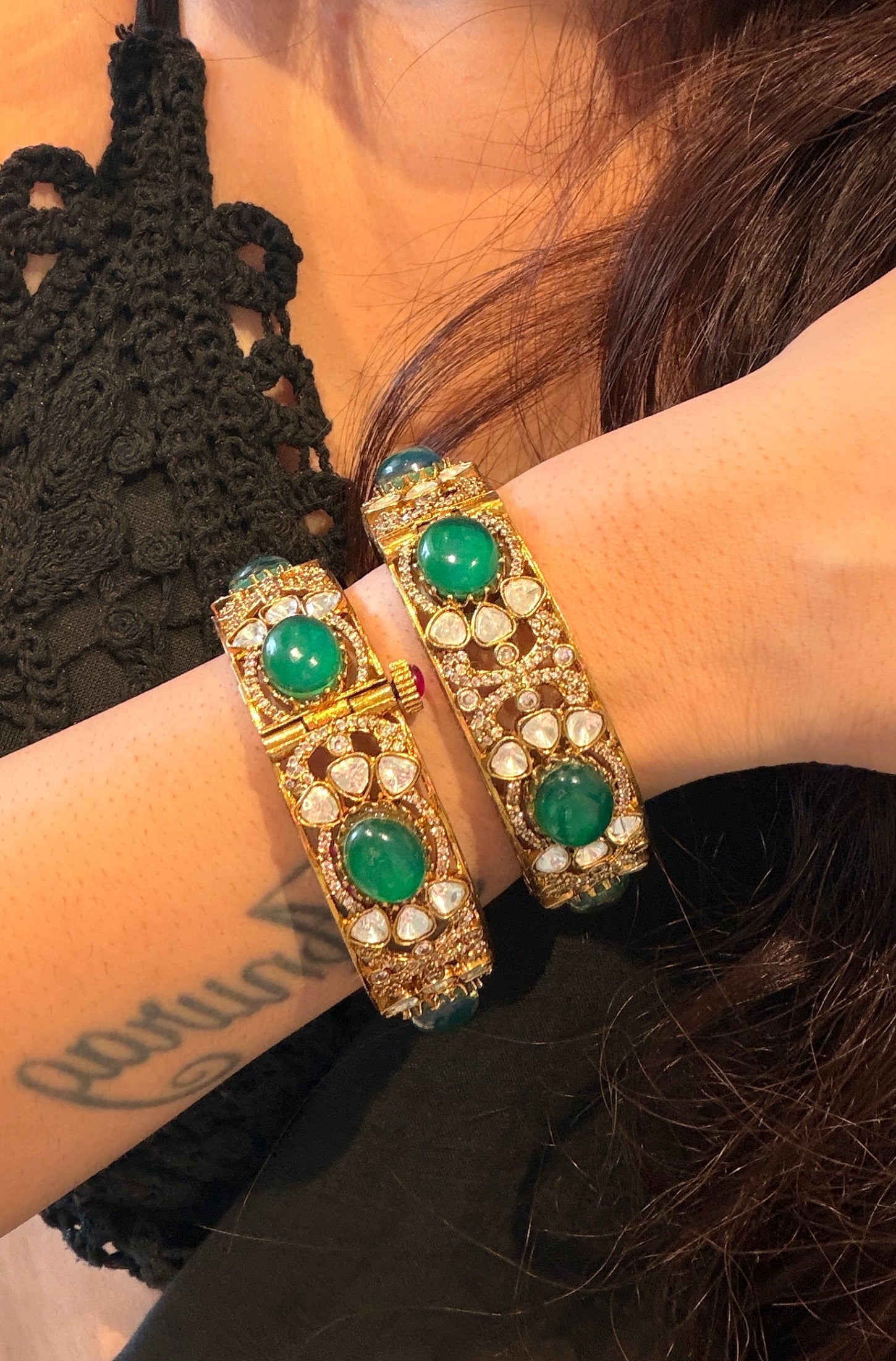 Uncut Polki Bangles