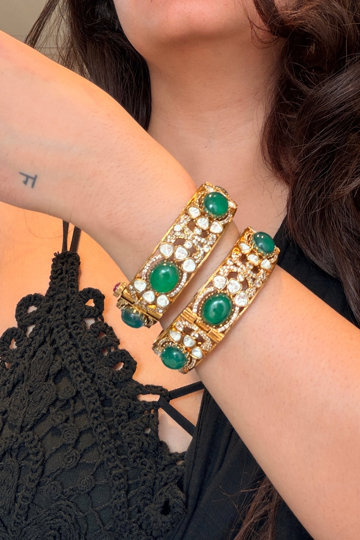 Uncut Polki Bangles