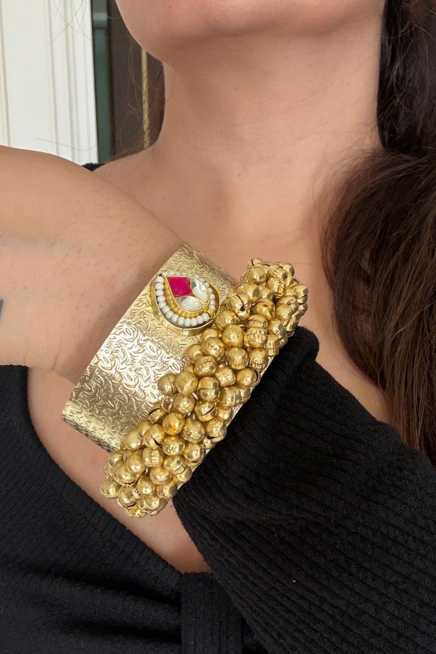 Gold Plated Bracelet Cuff