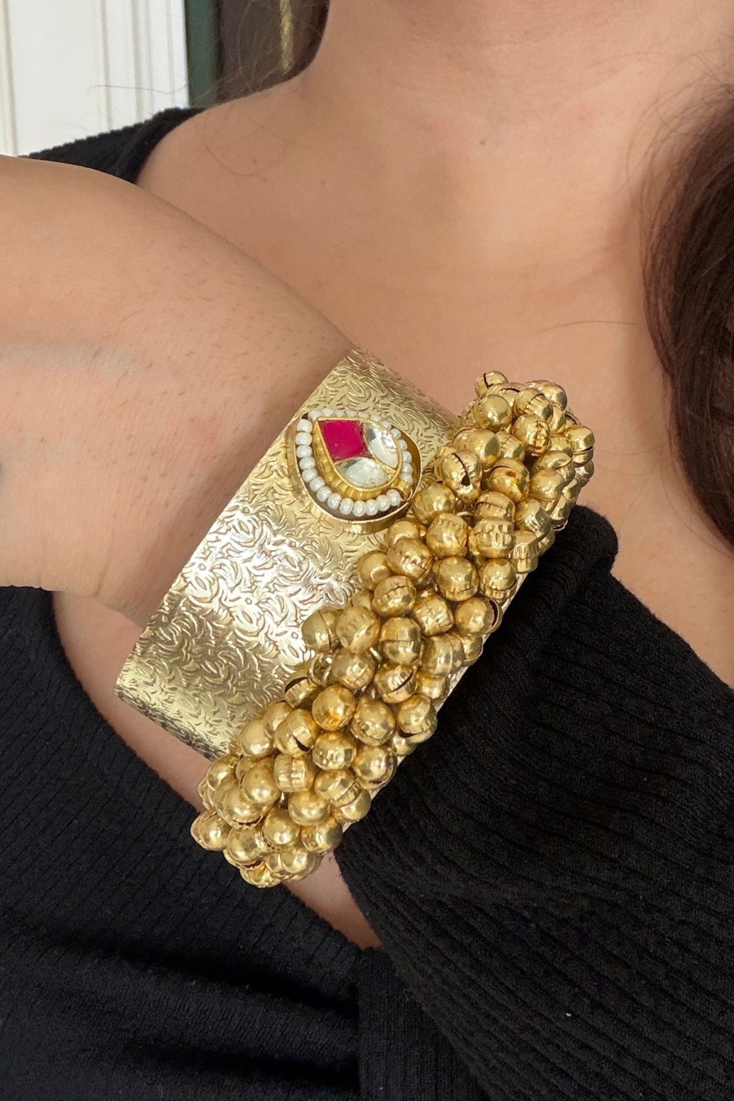 Gold Plated Bracelet Cuff