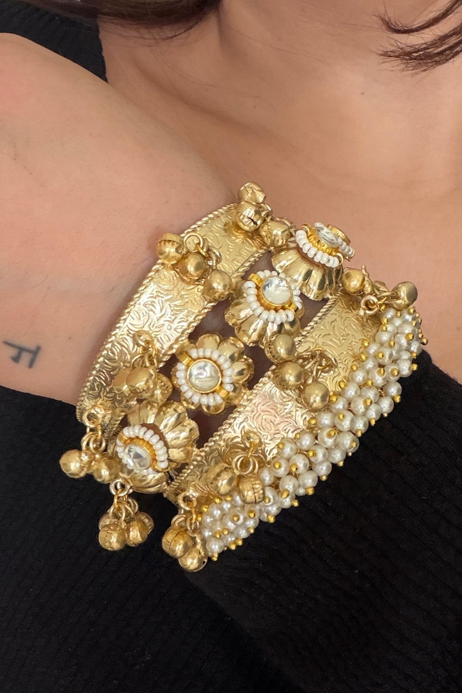 Gold Plated Bracelet Cuff