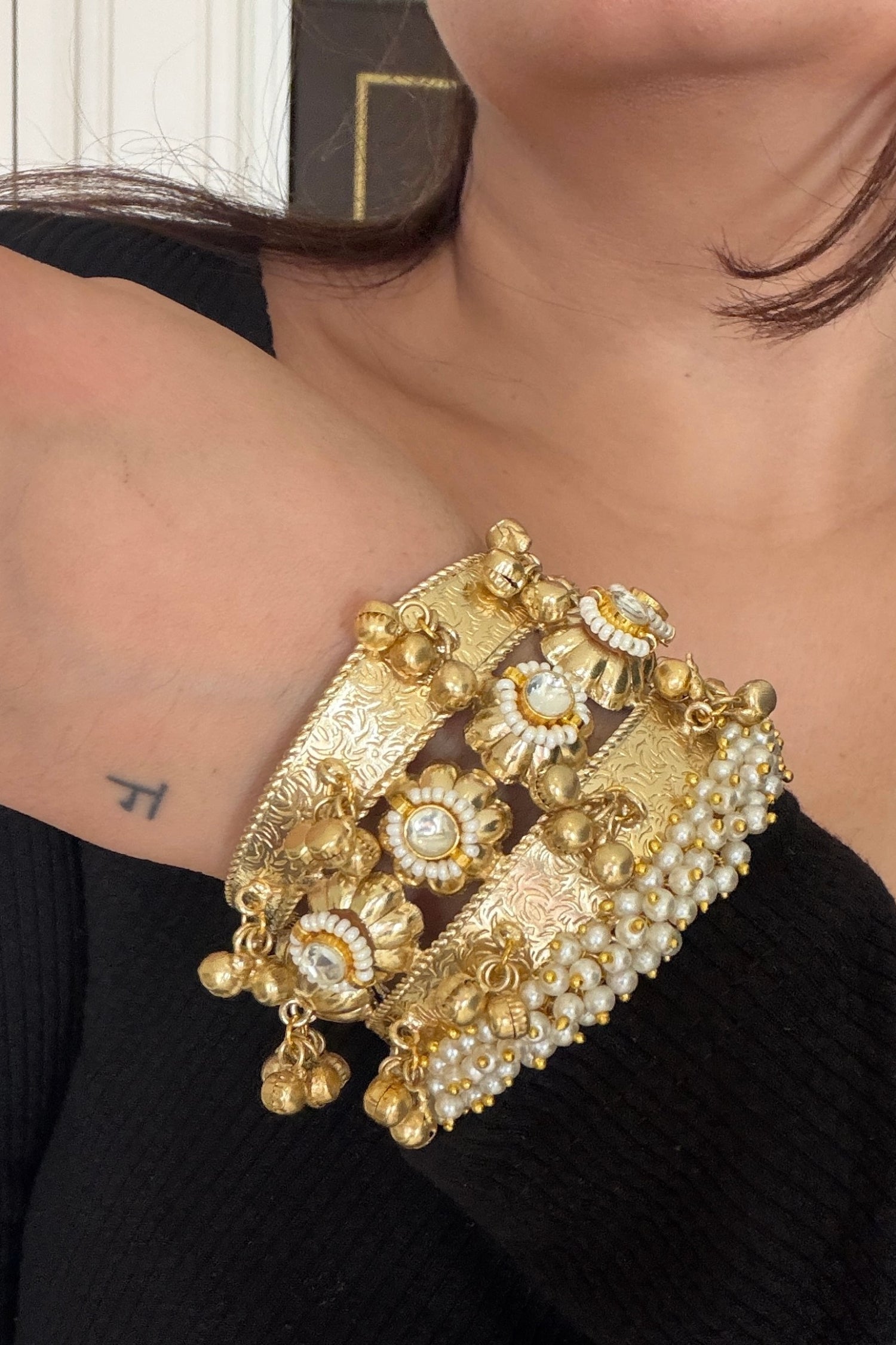 Gold Plated Bracelet Cuff