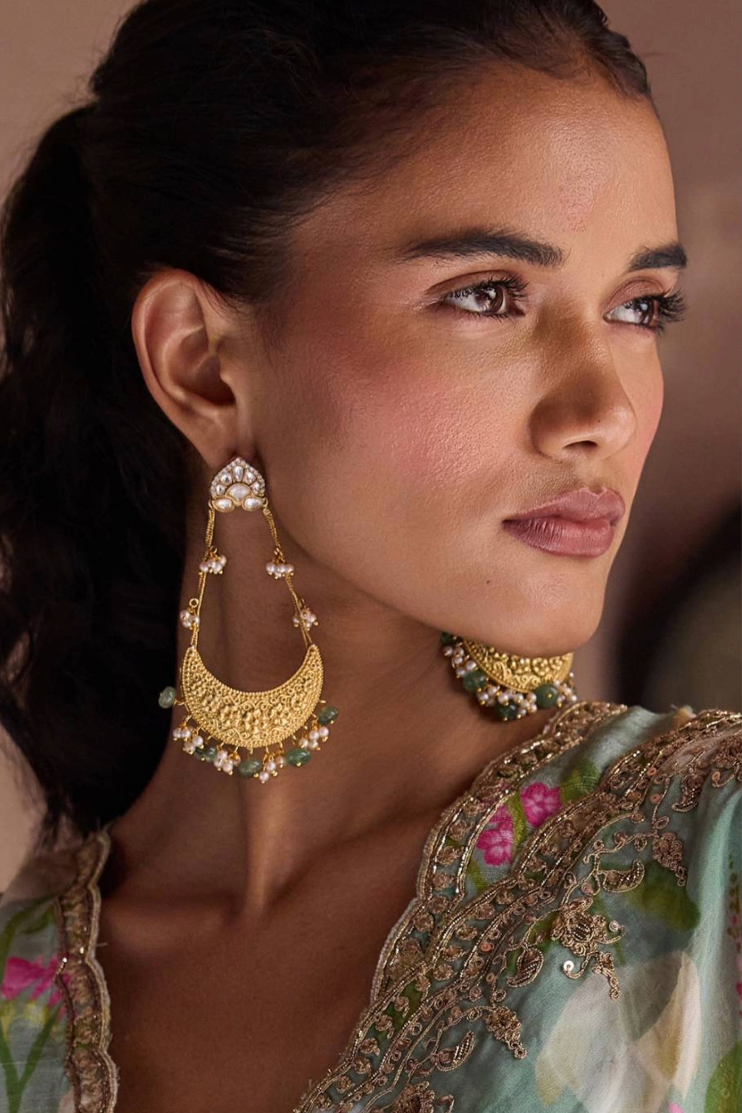 Wamiqa Gold Plated Earrings