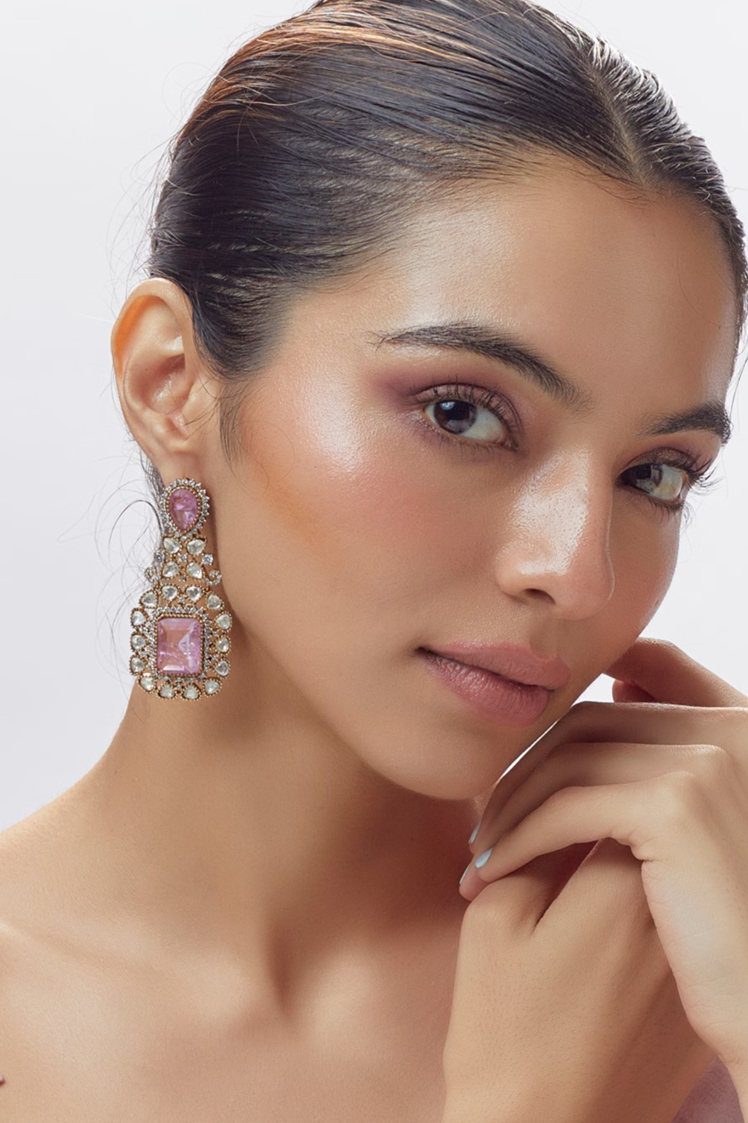 Prili Polki Kundan Earrings