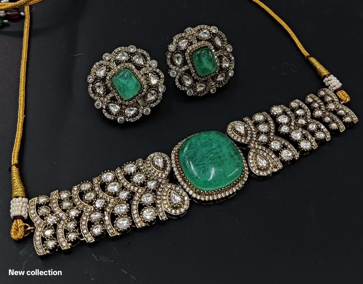 Simran Victorian Polki Set