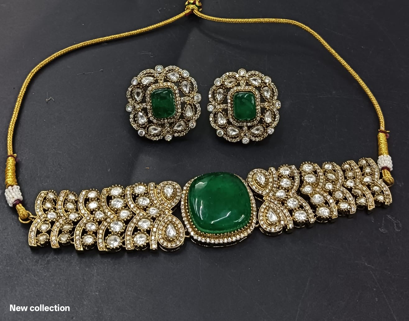 Simran Victorian Polki Set