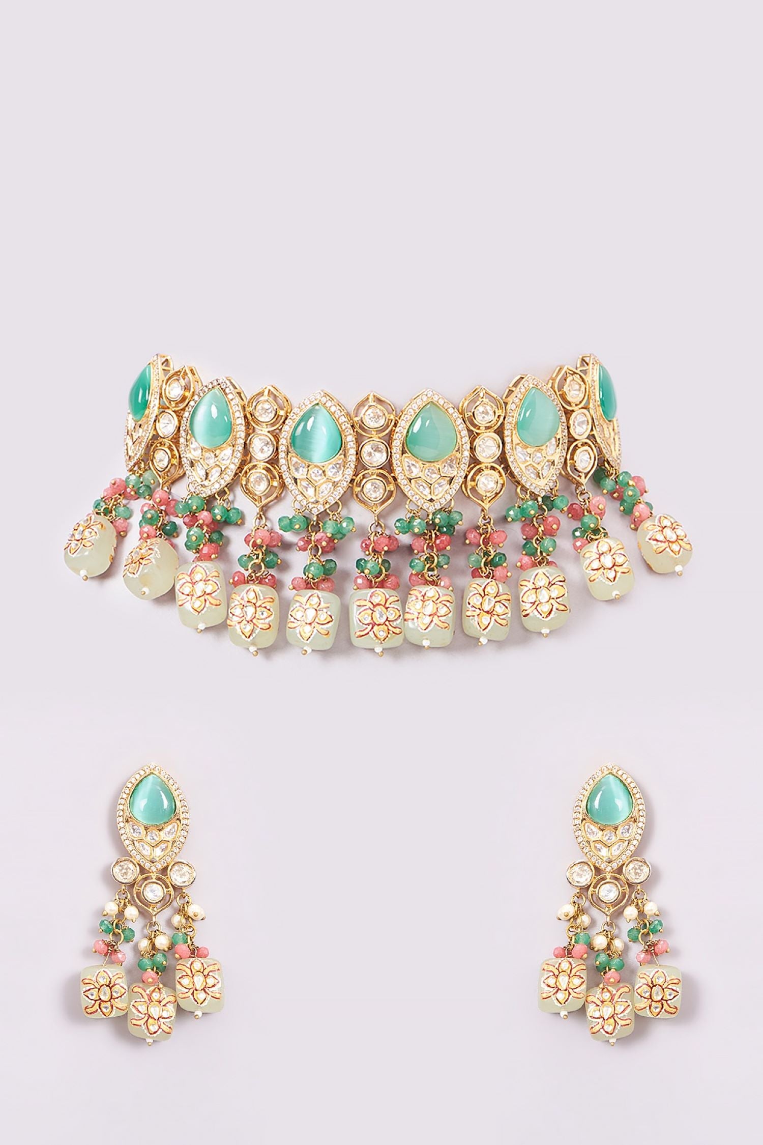 Samreen Polki Necklace Set