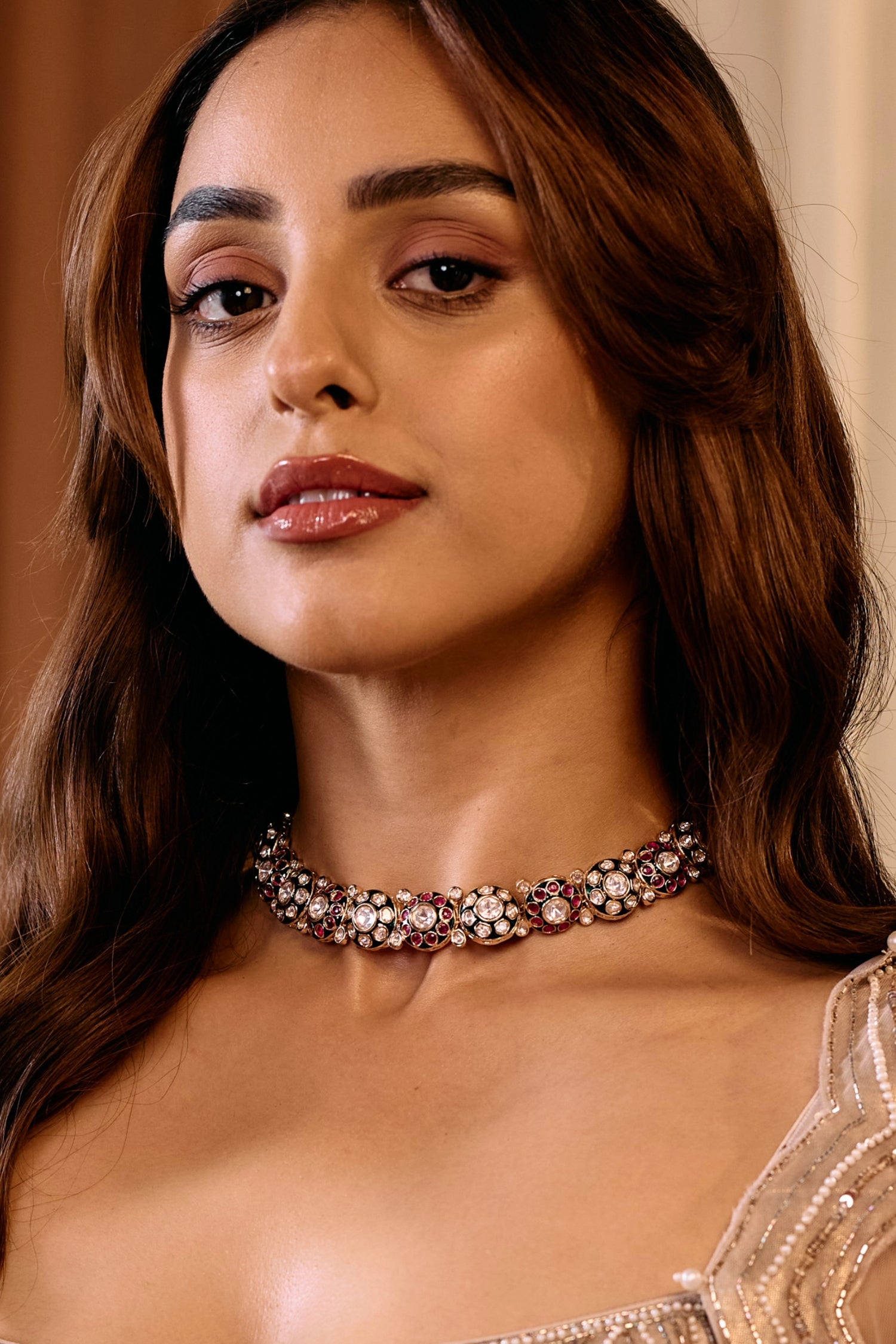 Shanum Polki Necklace Set