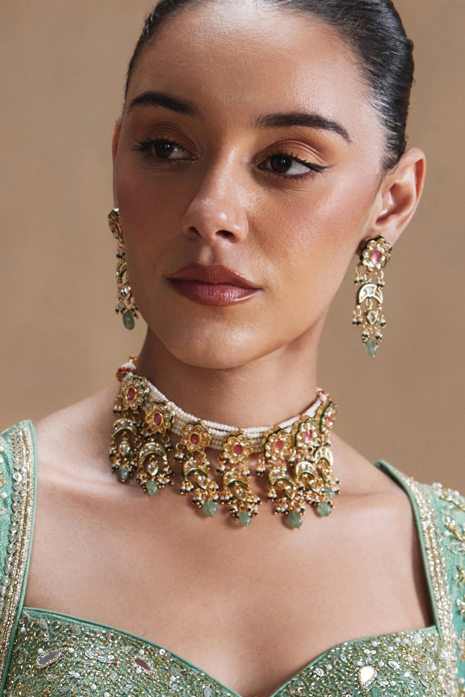 Riwaya Kundan Choker Set