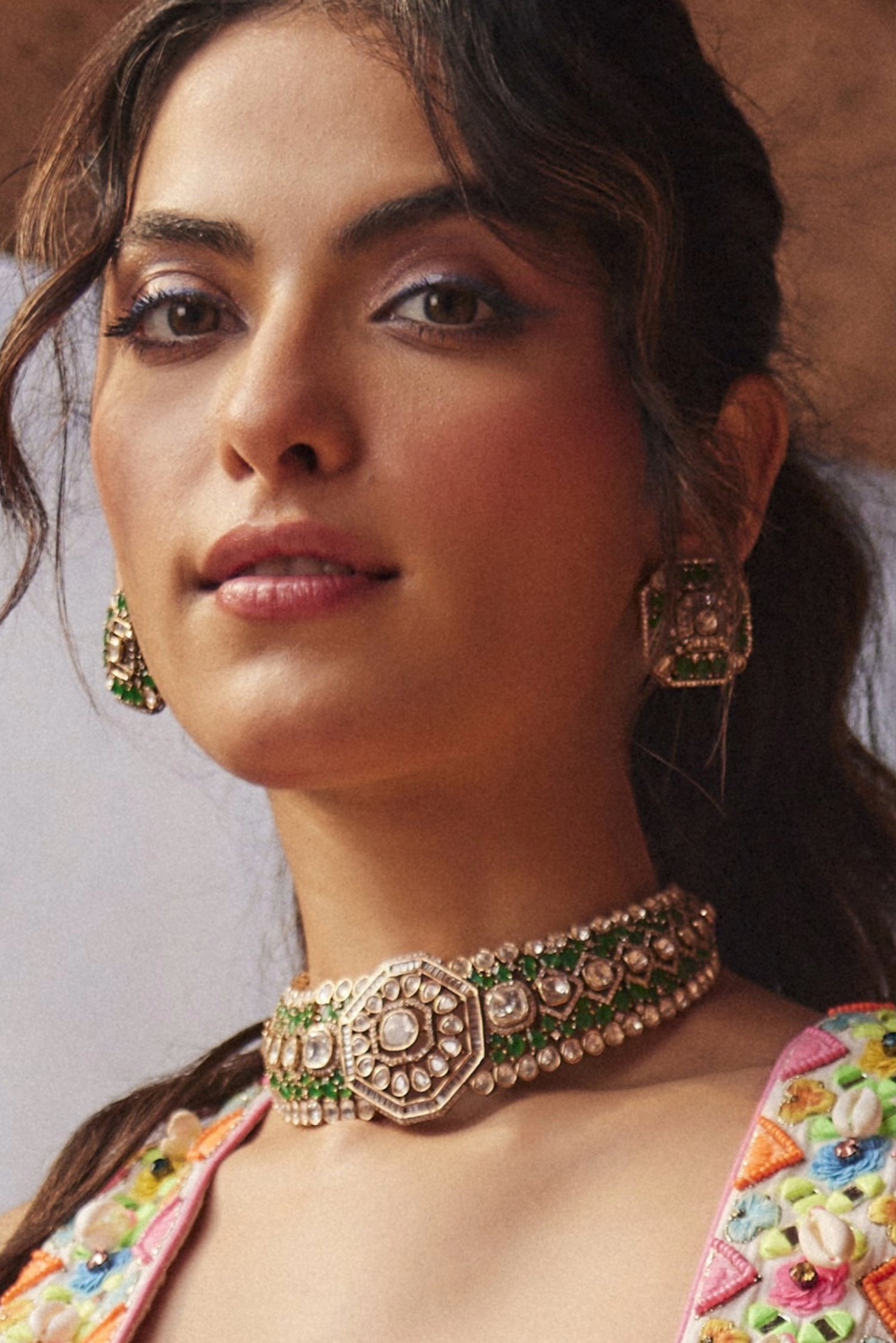 Diksha Polki Choker Set