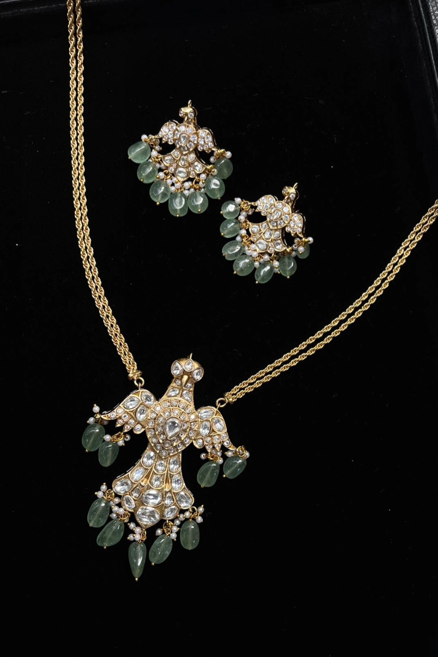 Elegant Polki Necklace Set