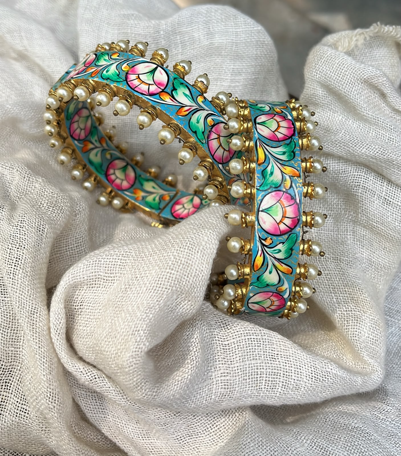 Kundan Meena Bangles