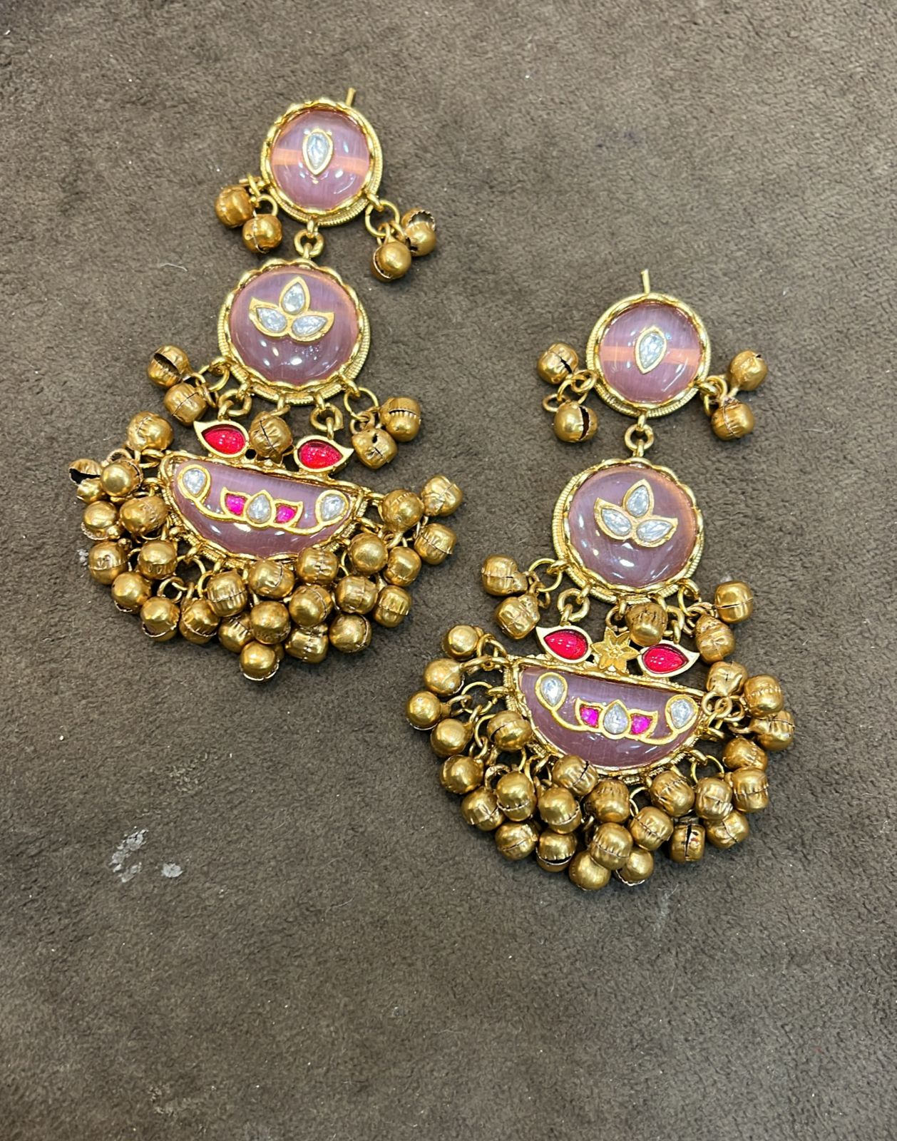 Shavi Gold Plated Earrings