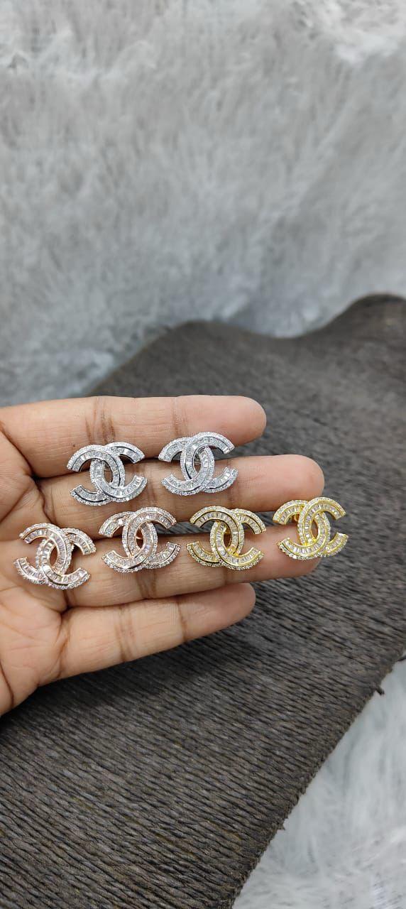 Chane Diamante Studs Earrings