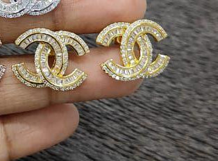 Chane Diamante Studs Earrings
