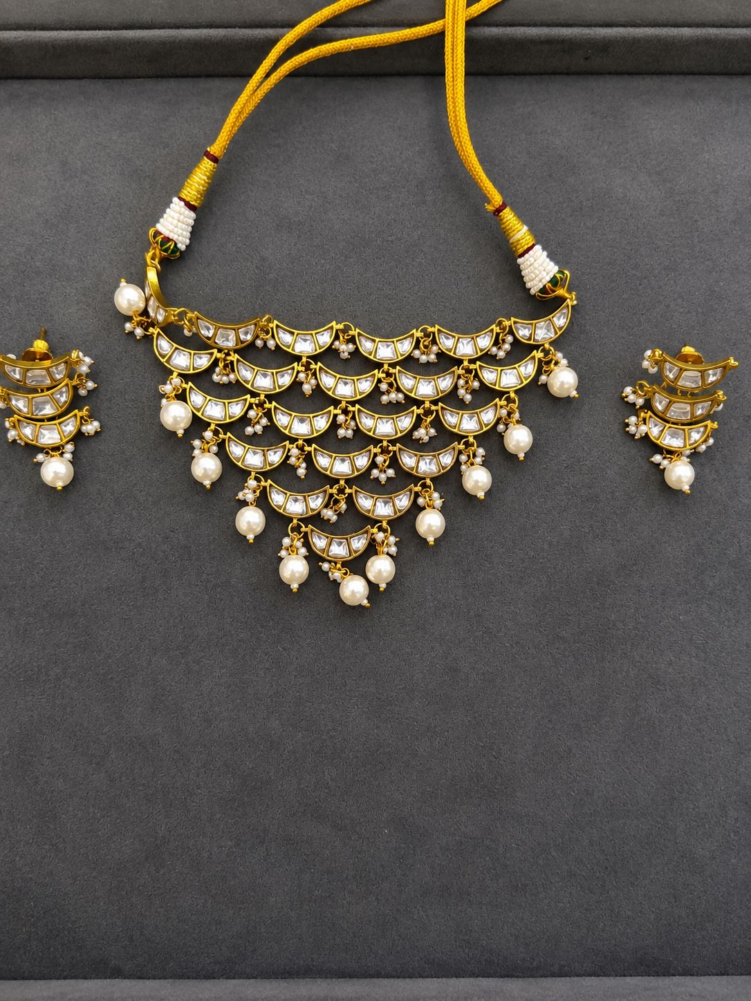 Parvati Pachi Kundan Set